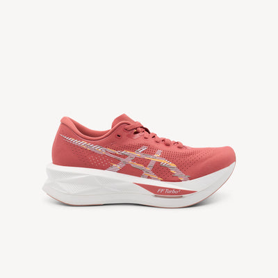 Asics Sonicblast women's shoes feature dual-layer cushioning & Pebax plate at Profeet Footwear. Perfect for tempo runs & daily training with responsive performance.