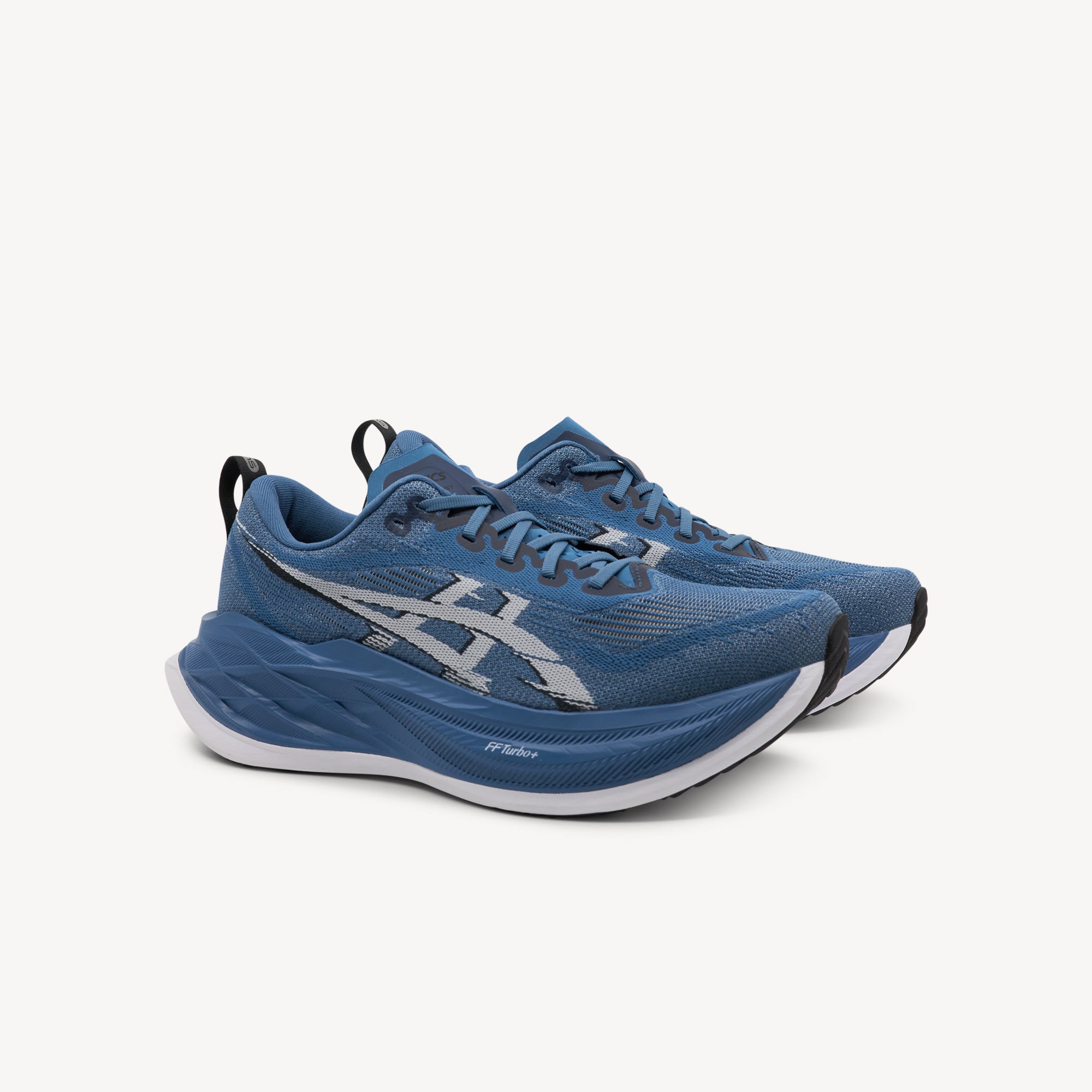 Side view of Asics Superblast 2 features maximum stack height foam at Profeet Footwear. Lightweight super trainer for daily training to race day performance. Shop now.