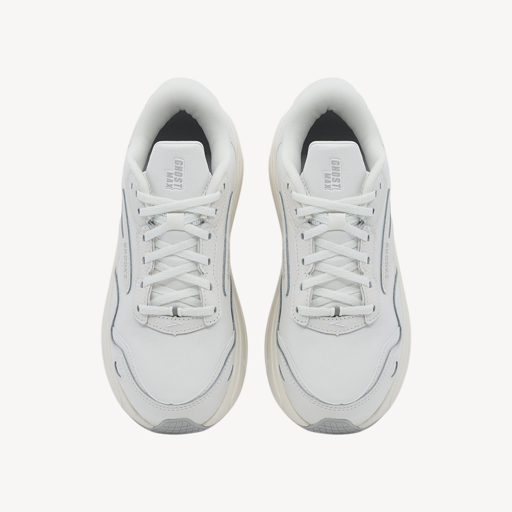 Brooks Ghost Max 2 Leather White / White Womens