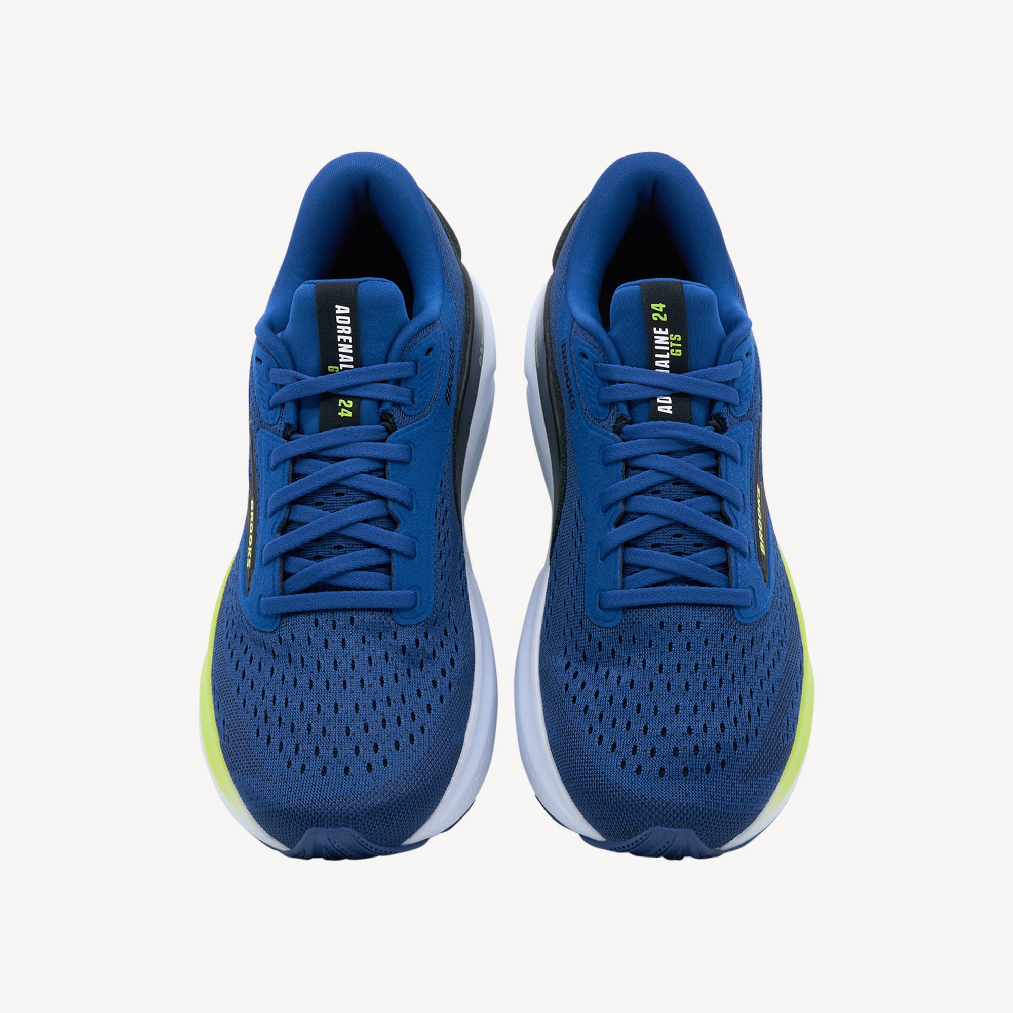 Brooks Adrenaline GTS 24 Navy Peony / Black / Acid Lime Mens