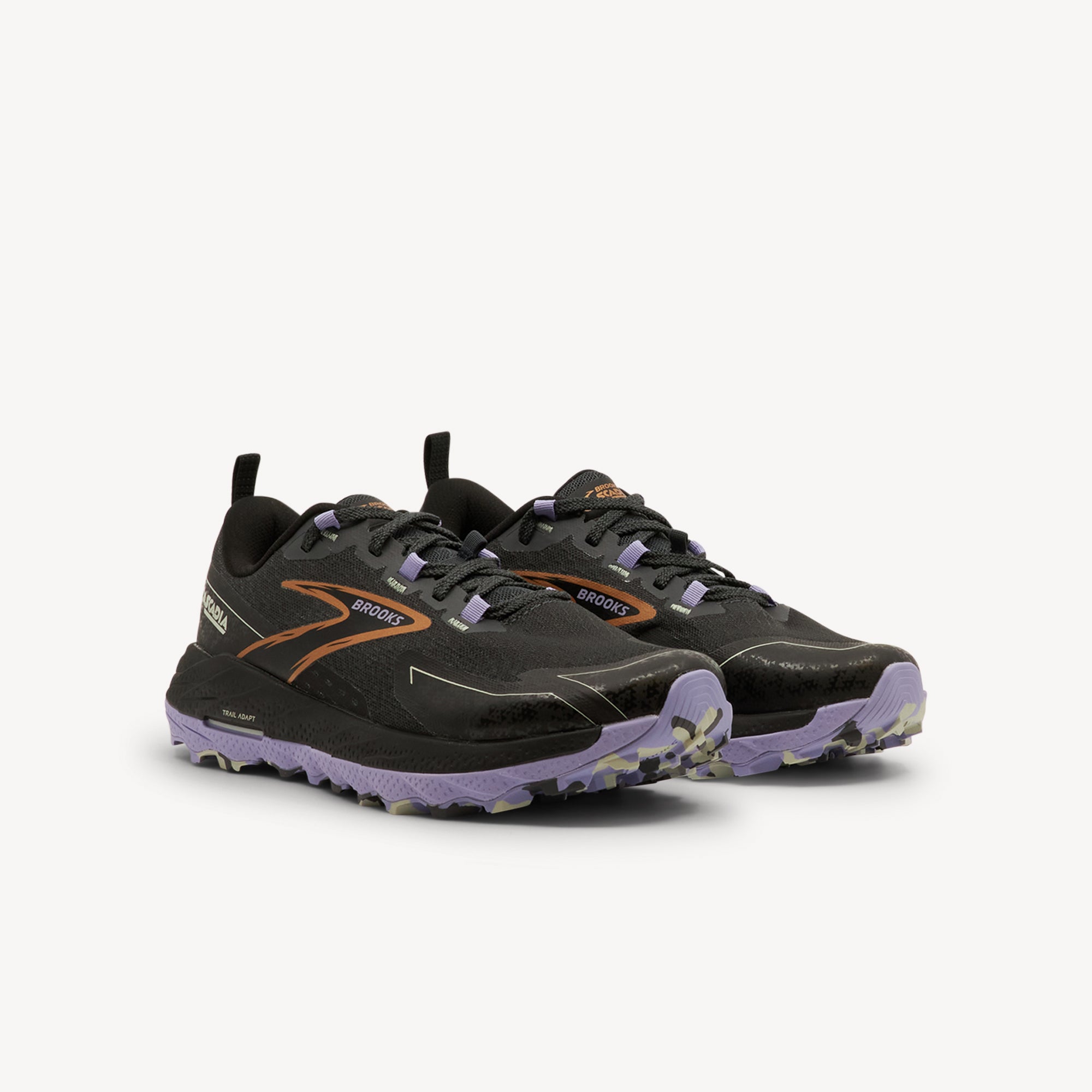 Brooks Cascadia 18 Ebony / Lavender / Copper Womens