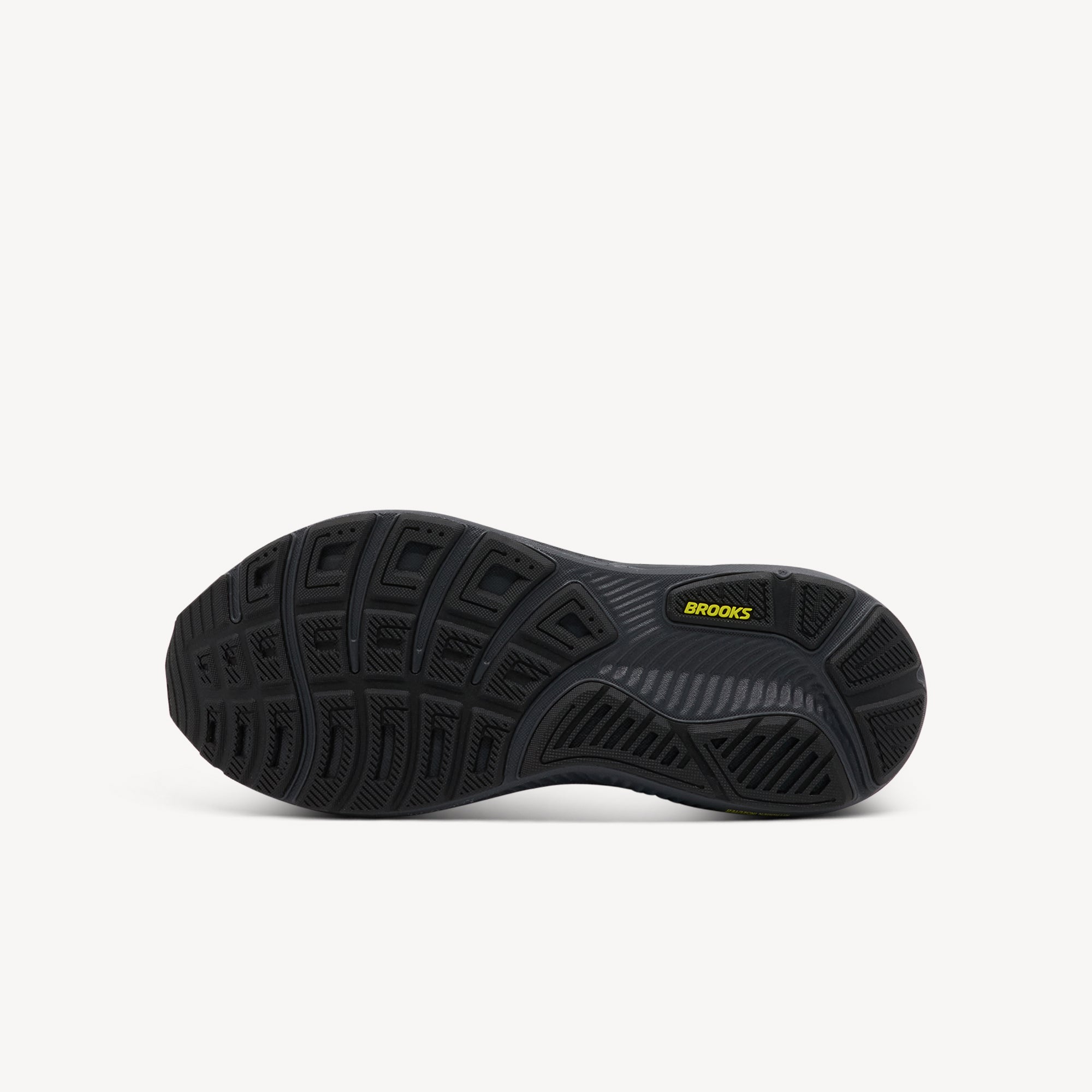 Brooks Ghost 17 Ebony / Black / Yellow Mens