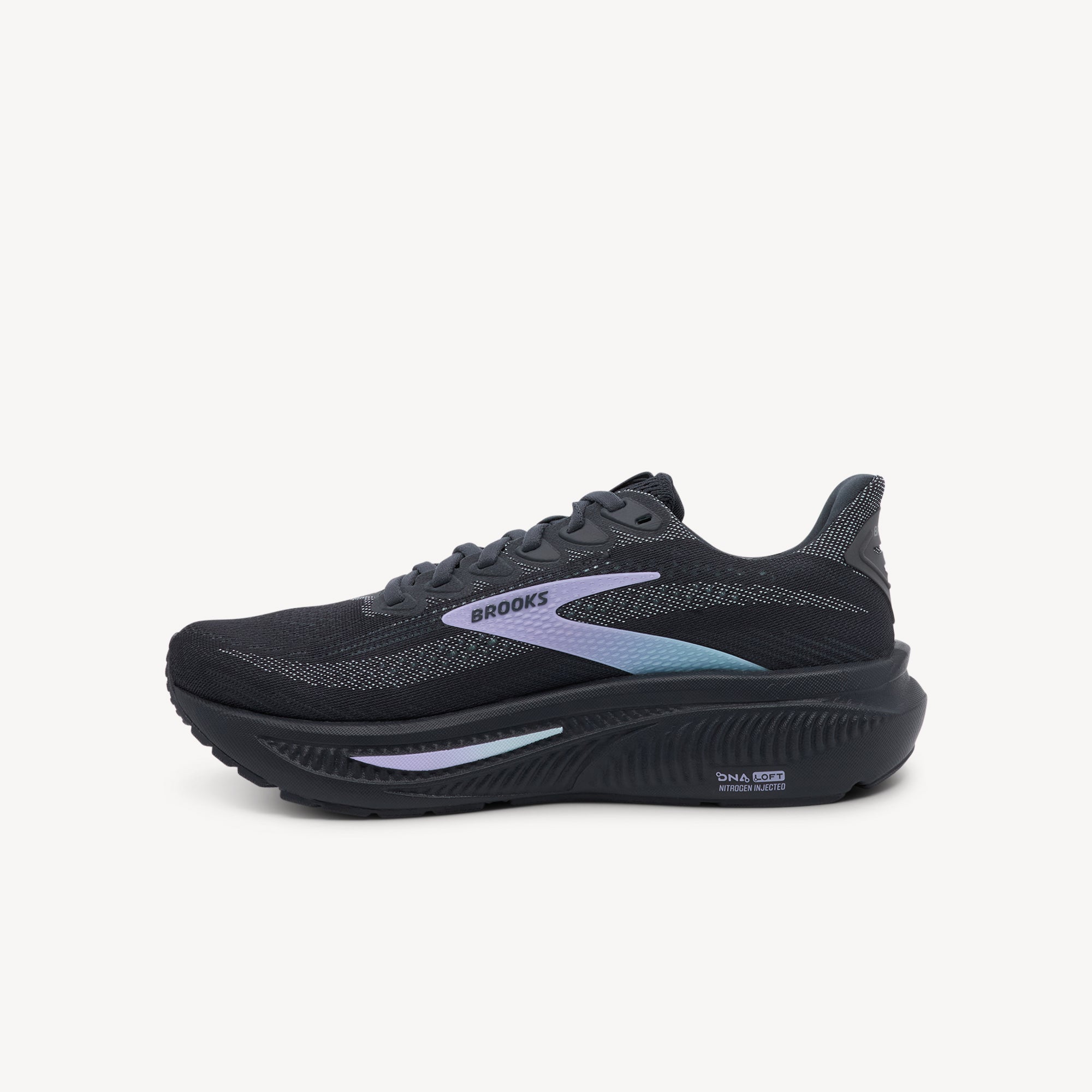 Brooks Ghost 17 Grey / Clearwater / Purple Womens