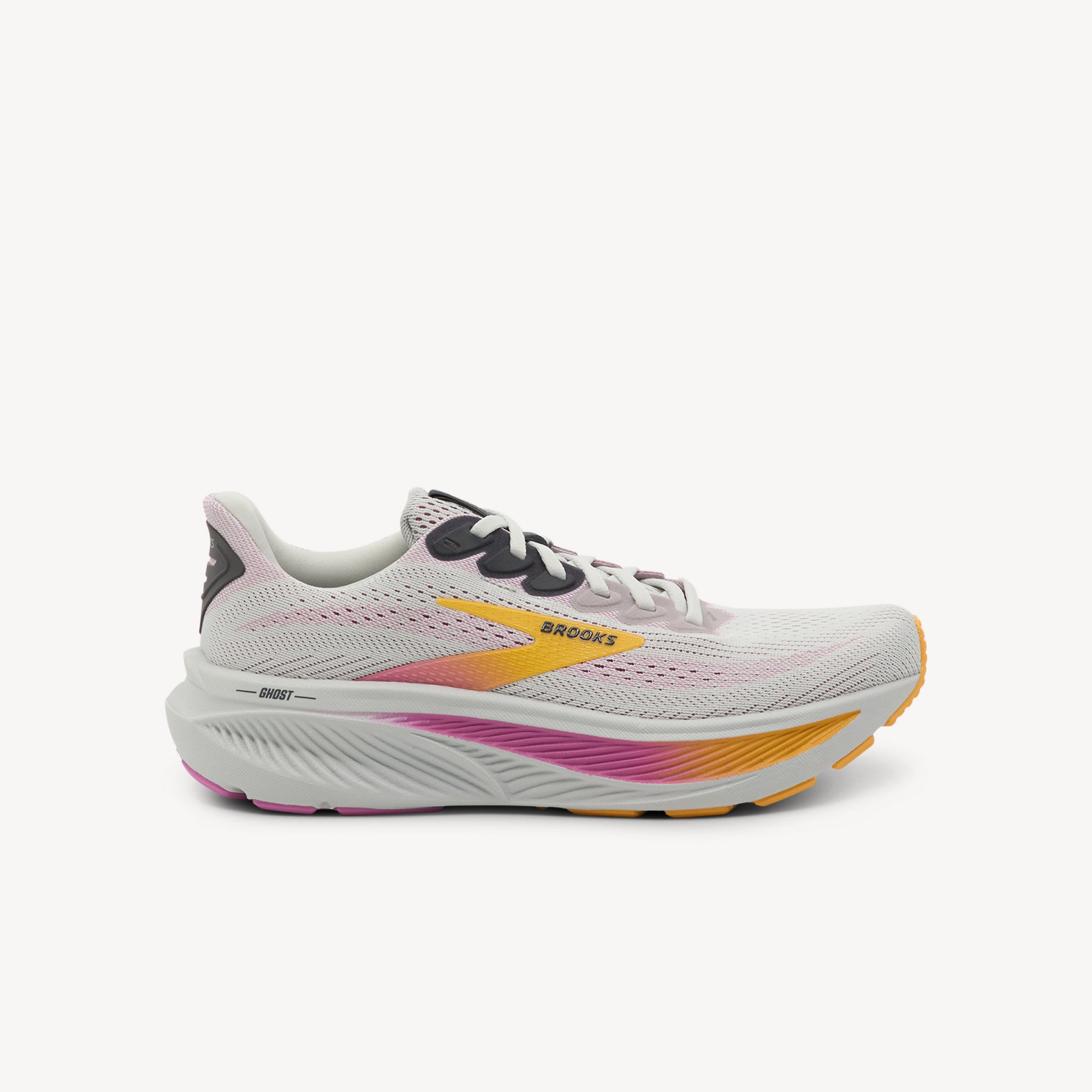 Brooks Ghost 17 Oyster / Apricot / Pink Womens