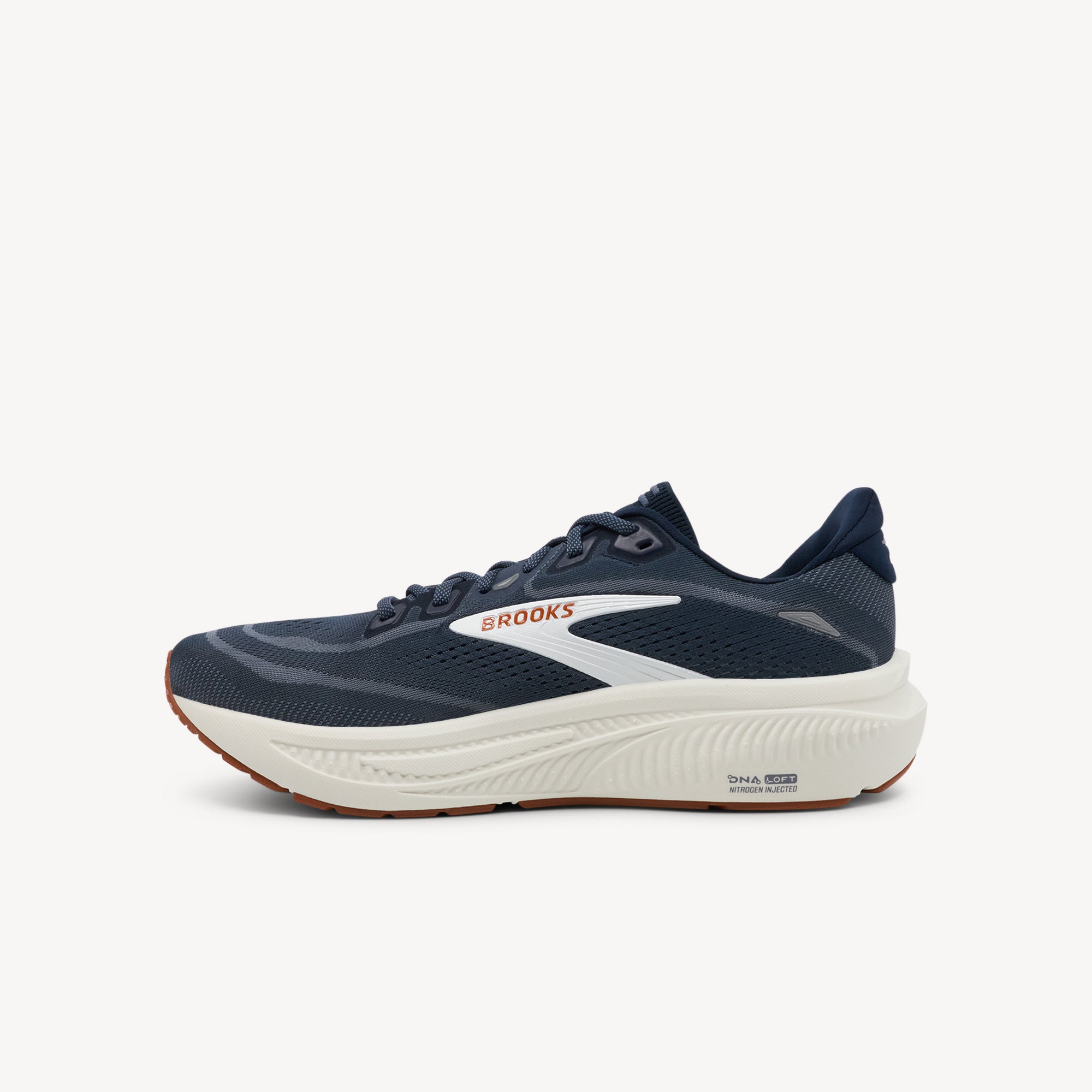Brooks Ghost 18 Navy Blazer / Red Earth Mens