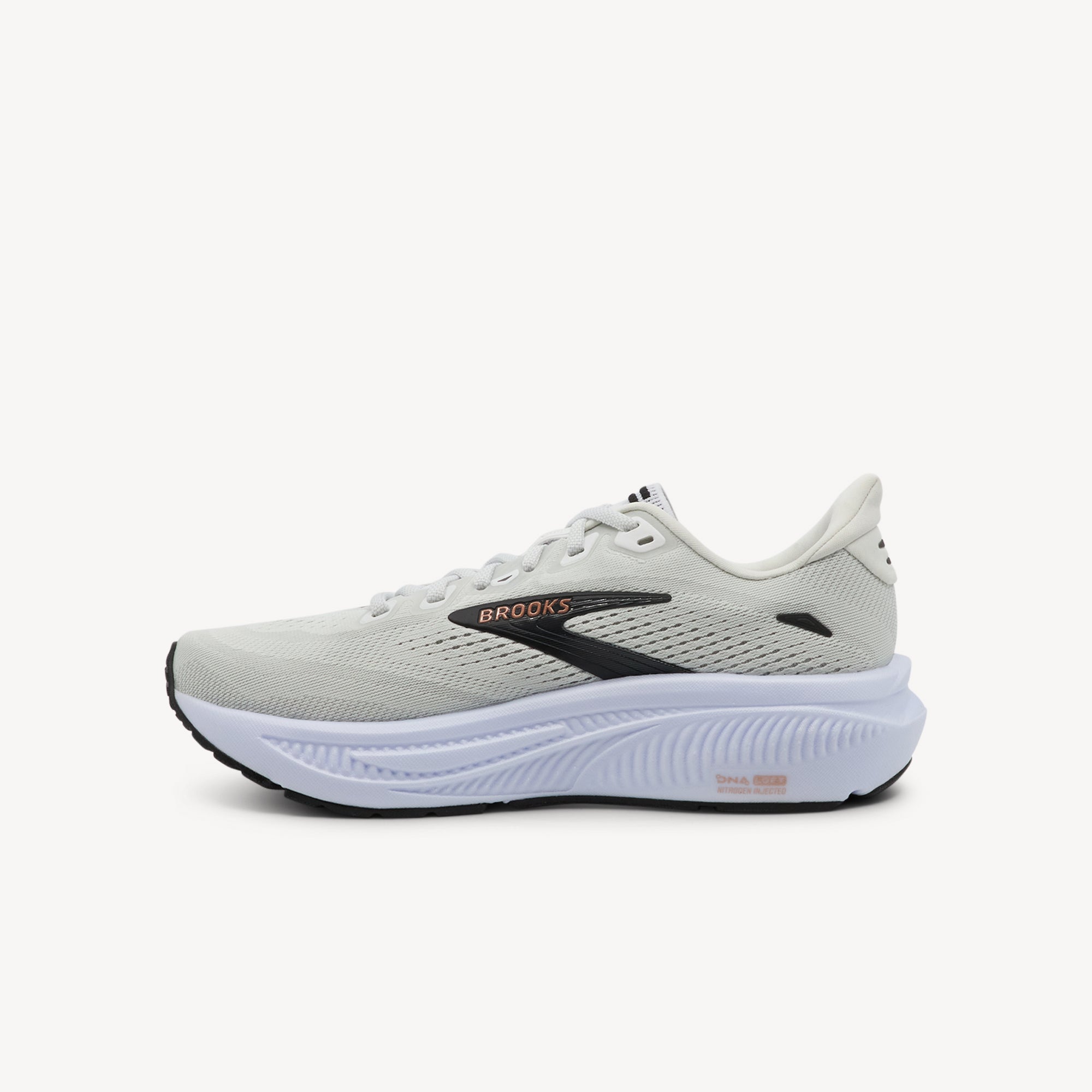 Brooks Ghost 18 White / Black / Rose Gold Womens