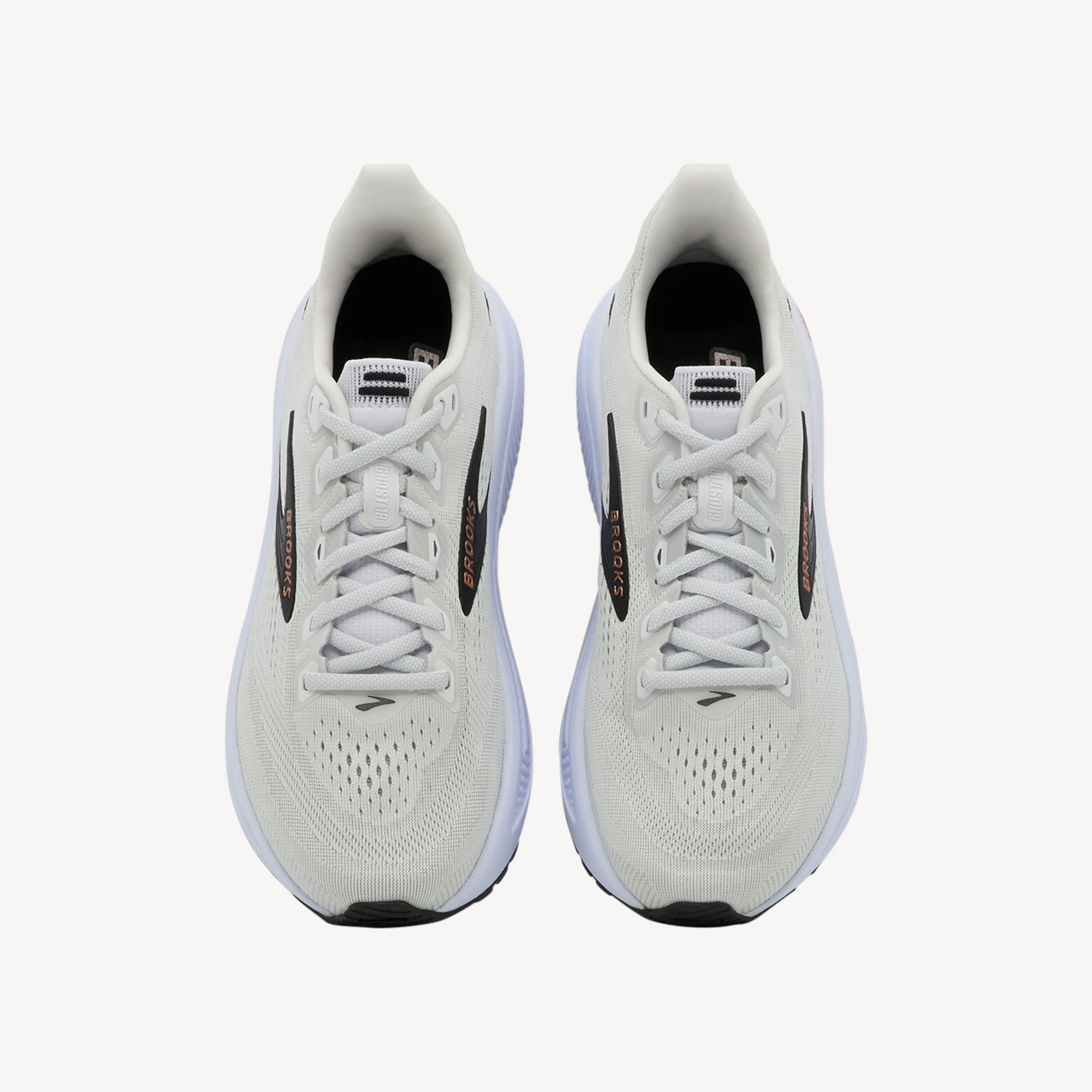 Brooks Ghost 18 White / Black / Rose Gold Womens