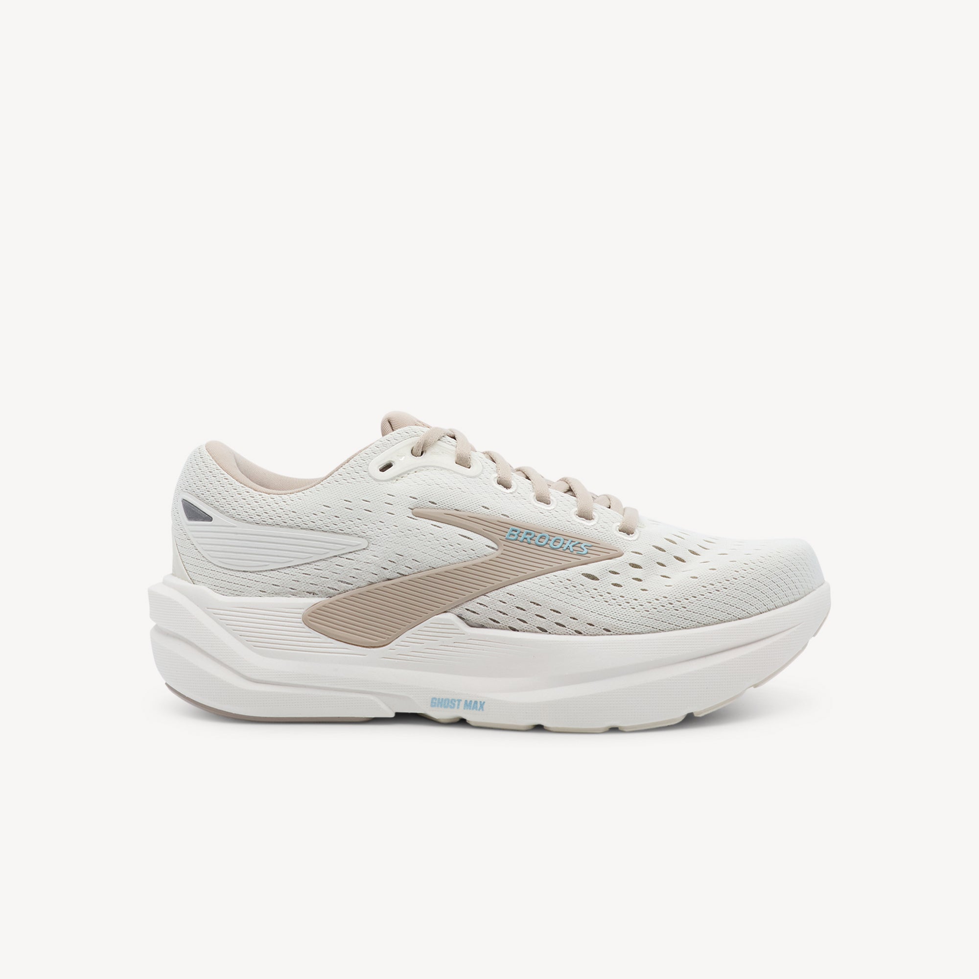 Brooks Ghost Max 3 Coconut / Chateau Grey / Blue Womens