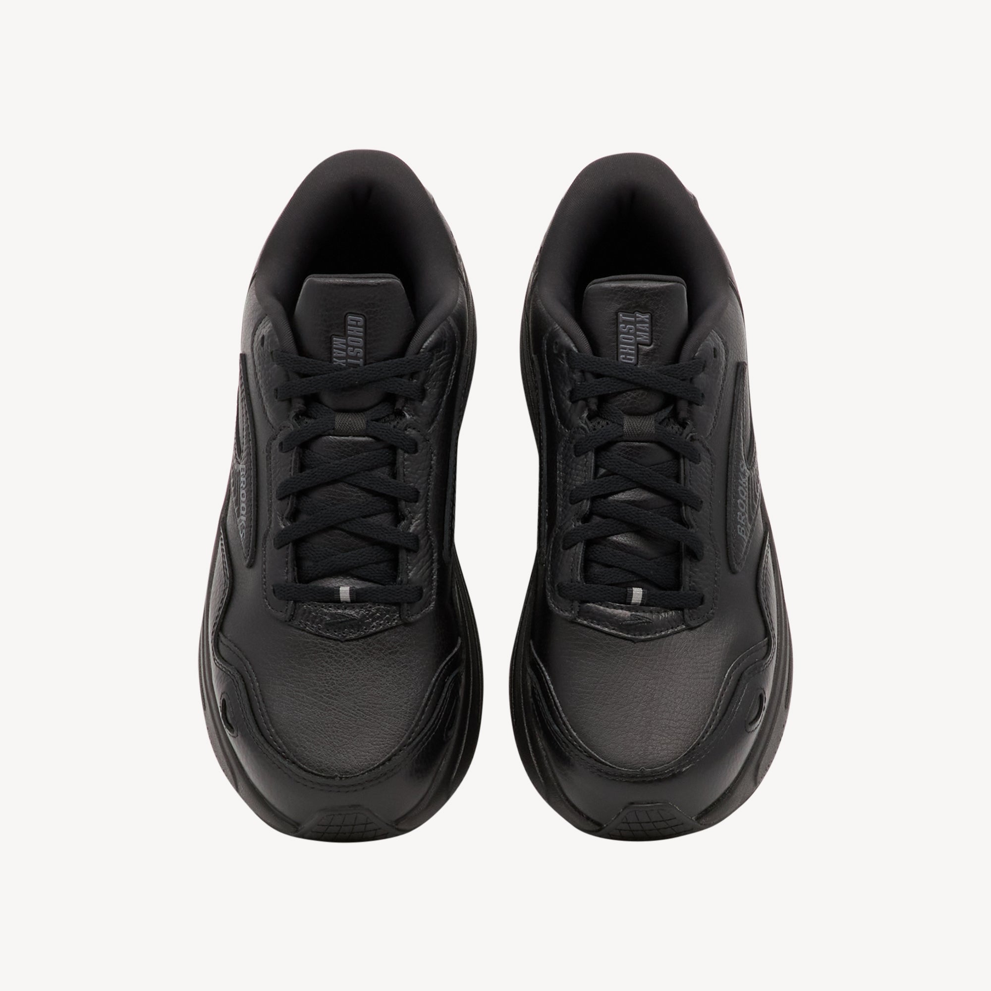 Brooks Ghost Max Leather Black / Black Womens