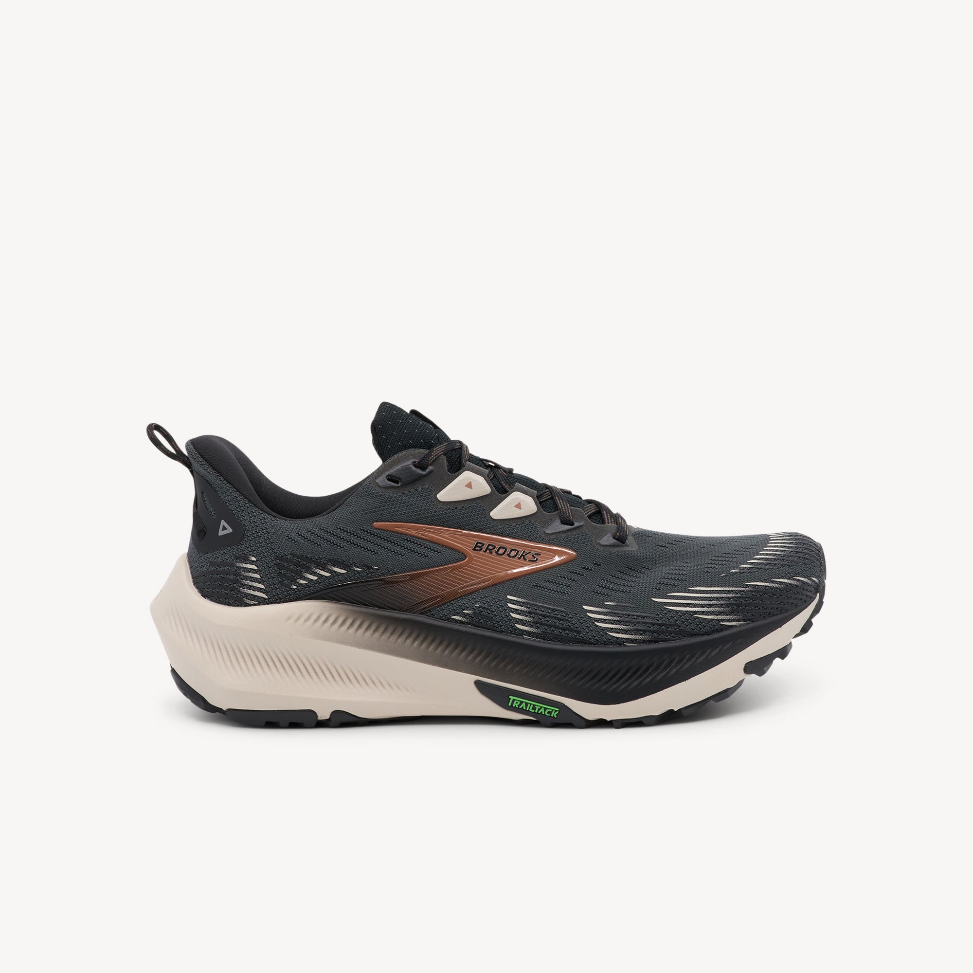BROOKS GHOST TRAIL features versatile cushioning and trail-ready performance at Profeet Footwear. Purpose-built trail shoe for men. Expert-fitted.
