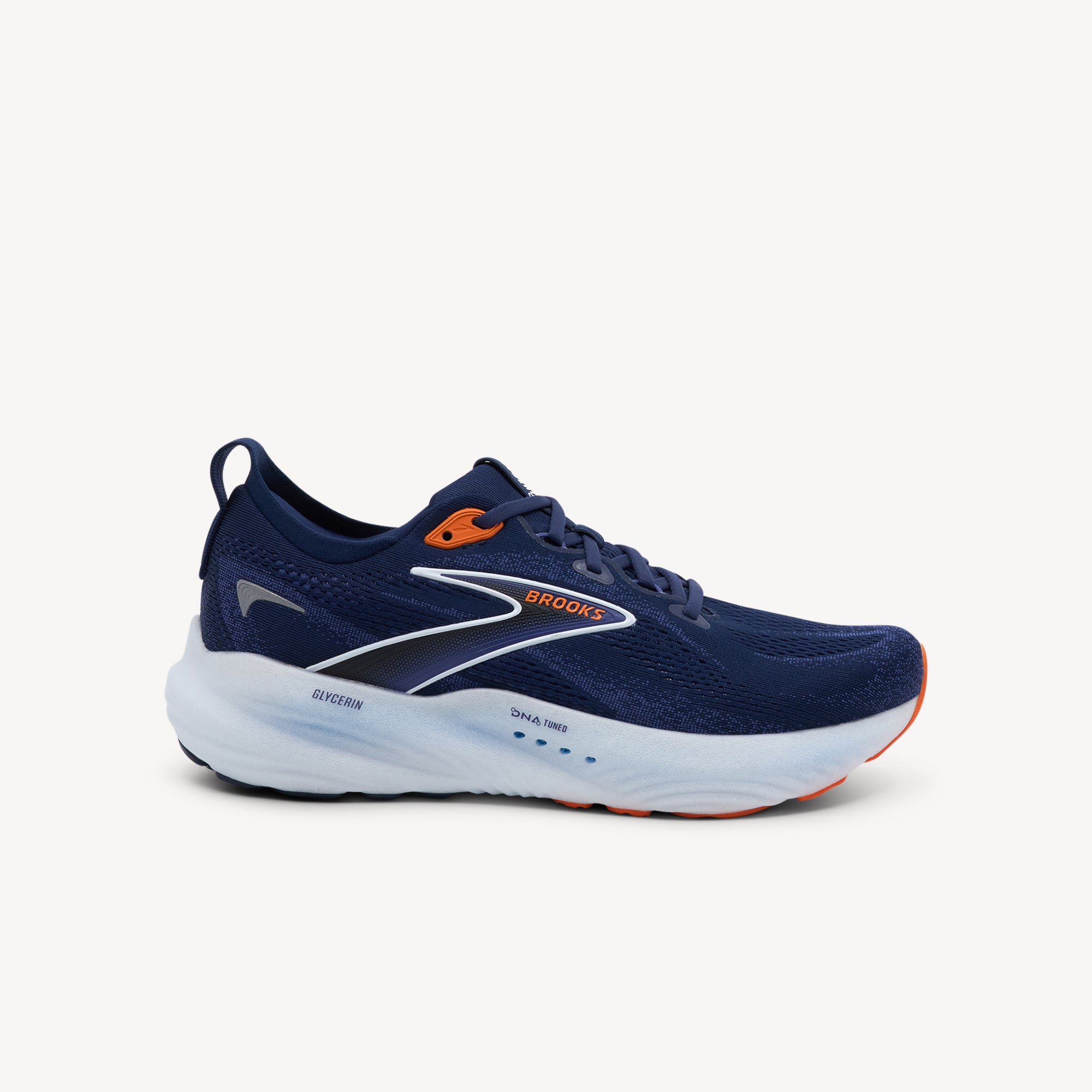 Brooks Glycerin 22 Peacoat / Blue Ribbon / Orange Mens