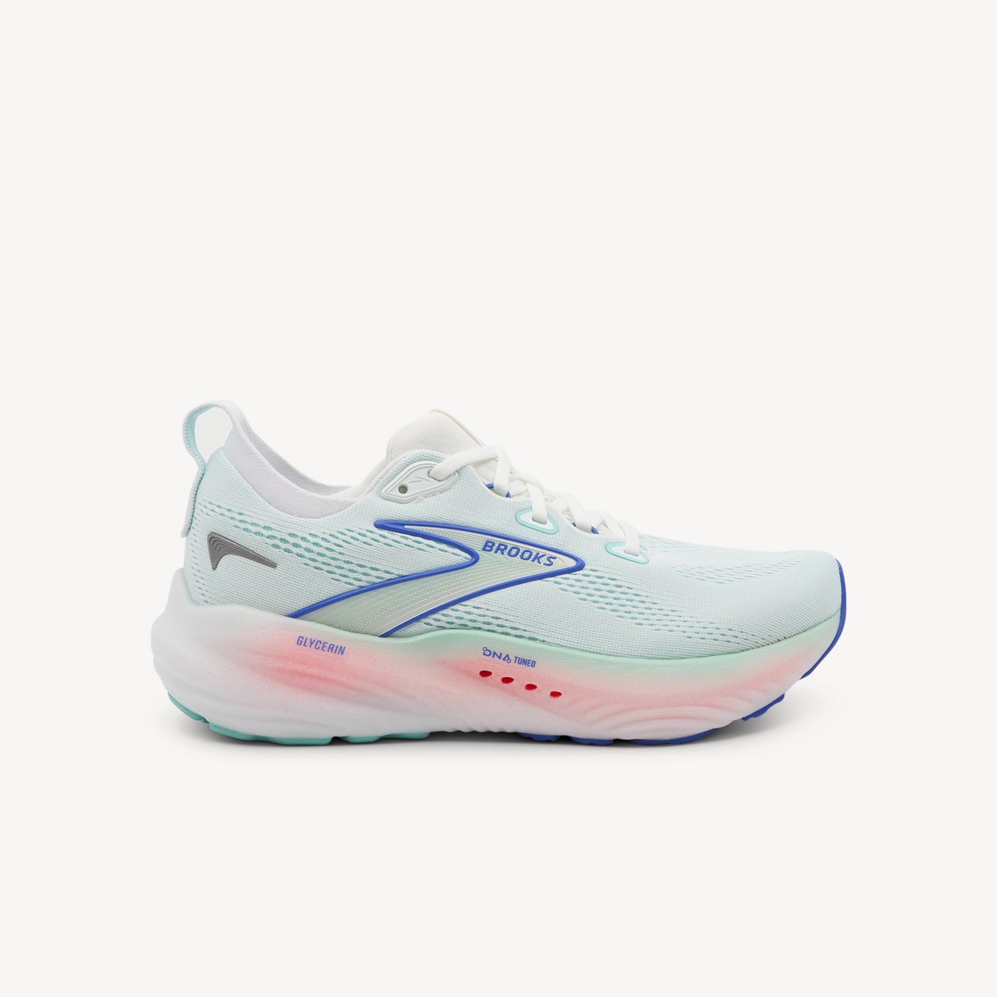 Brooks Glycerin 22 White / Amparo Blue Womens