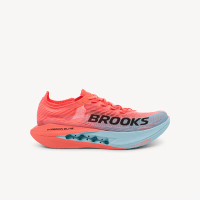 Brooks Hyperion Elite 5 features DNA GOLD foam & SpeedVault+ plate at Profeet Footwear. Ultra-lightweight super shoe for PRs from 5K to marathon distance.