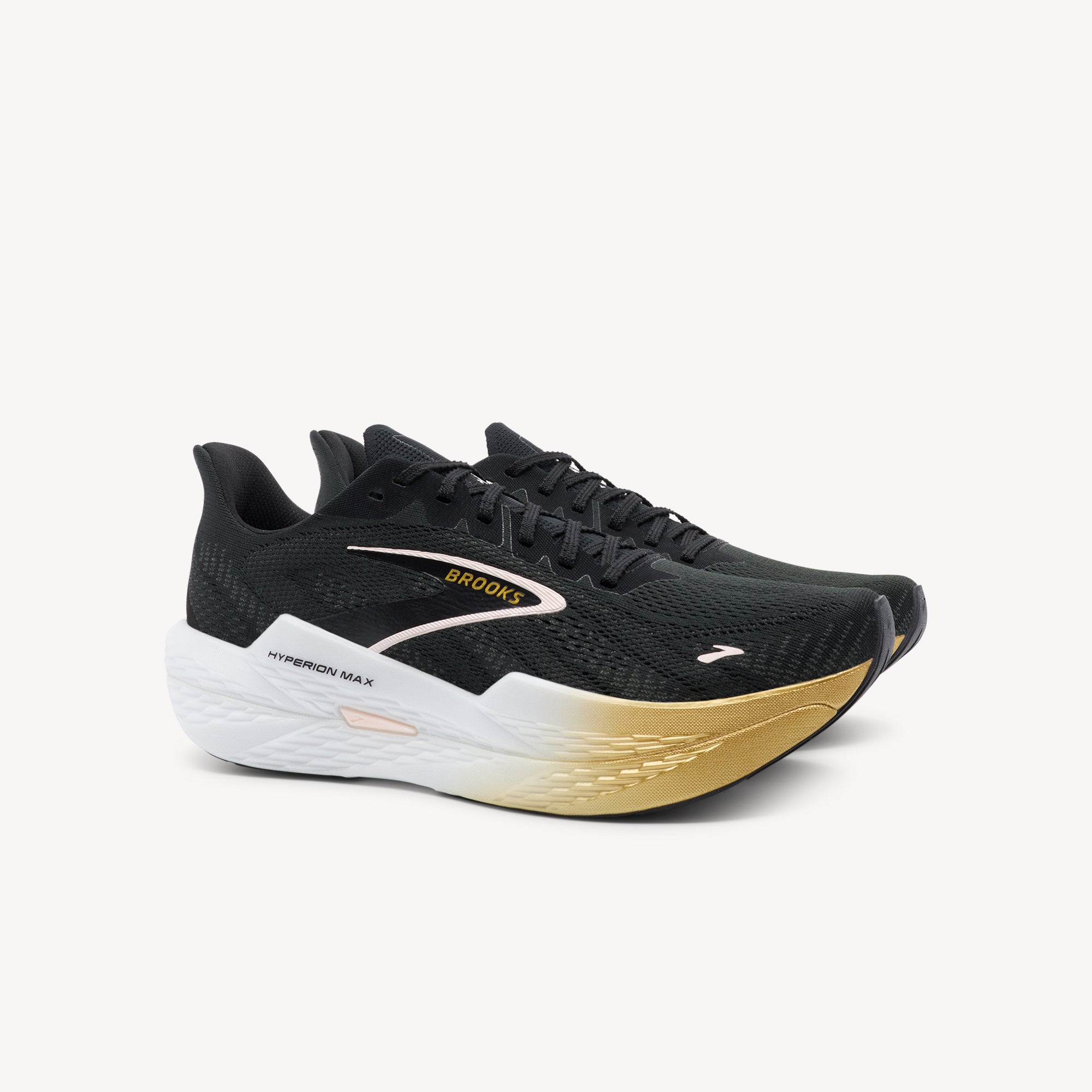Brooks Hyperion Max 2 Black / Gold / Pink Mens
