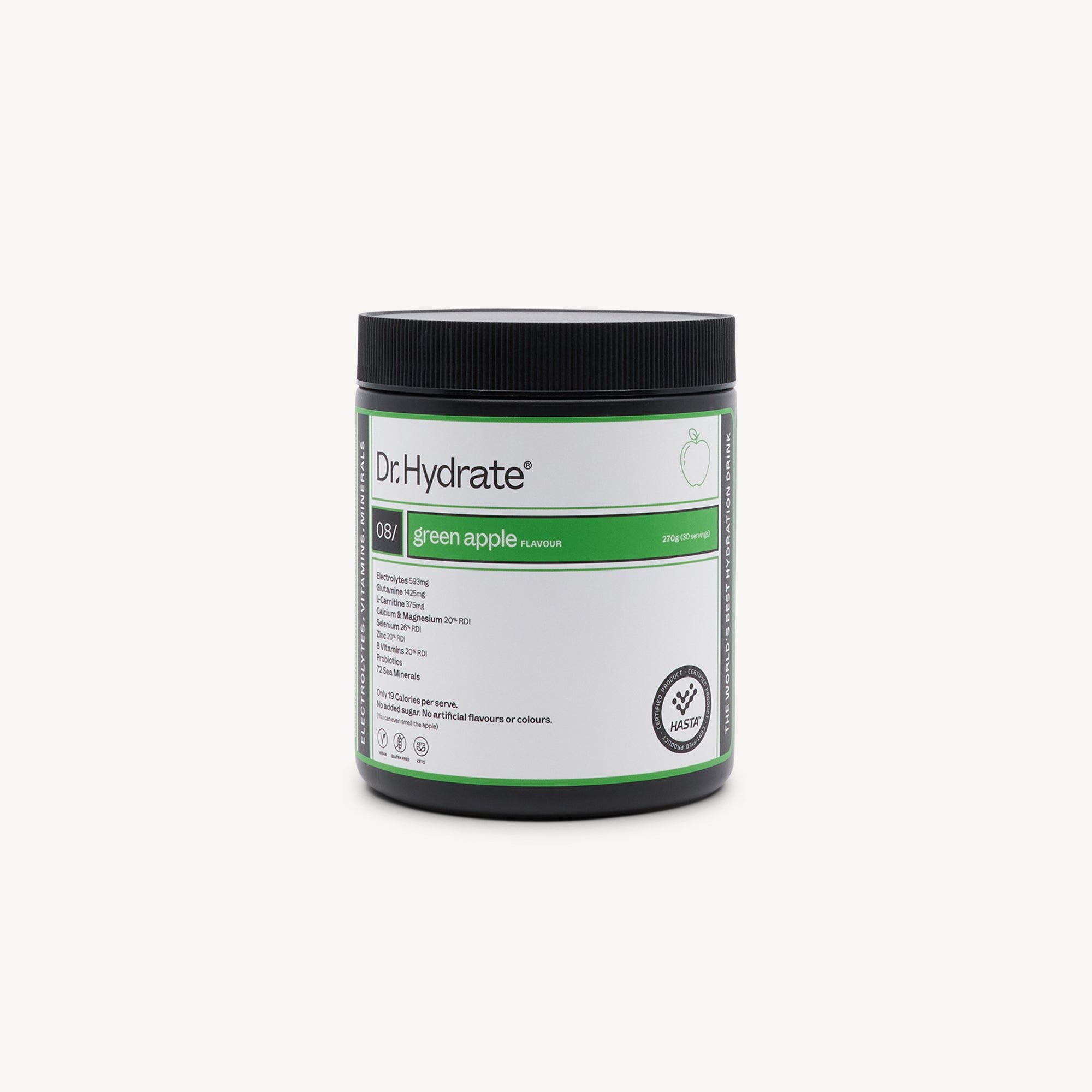 Dr Hydrate Green Apple Jar