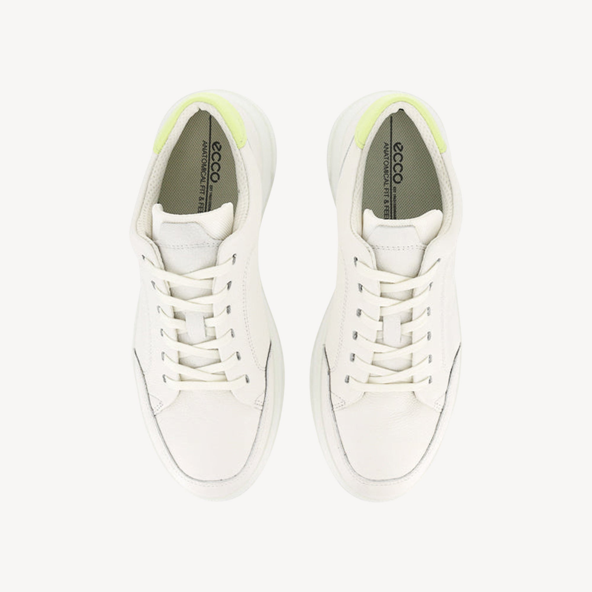 Ecco Move Sneaker White / Sunny Lime Womens