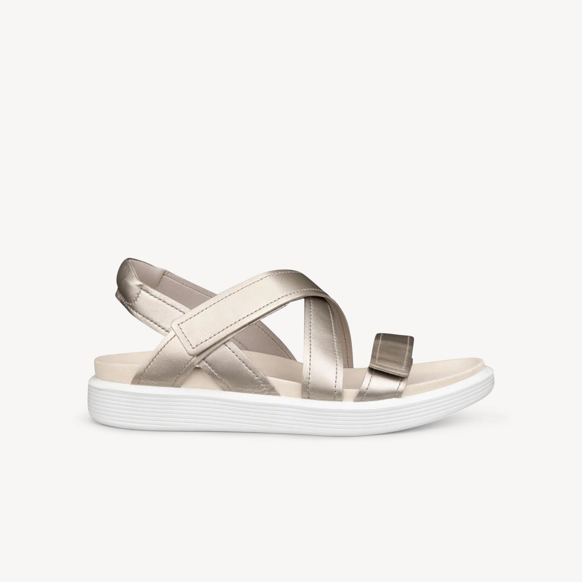Ecco Soft Sandal Cross Strap Pure Cashmere Womens