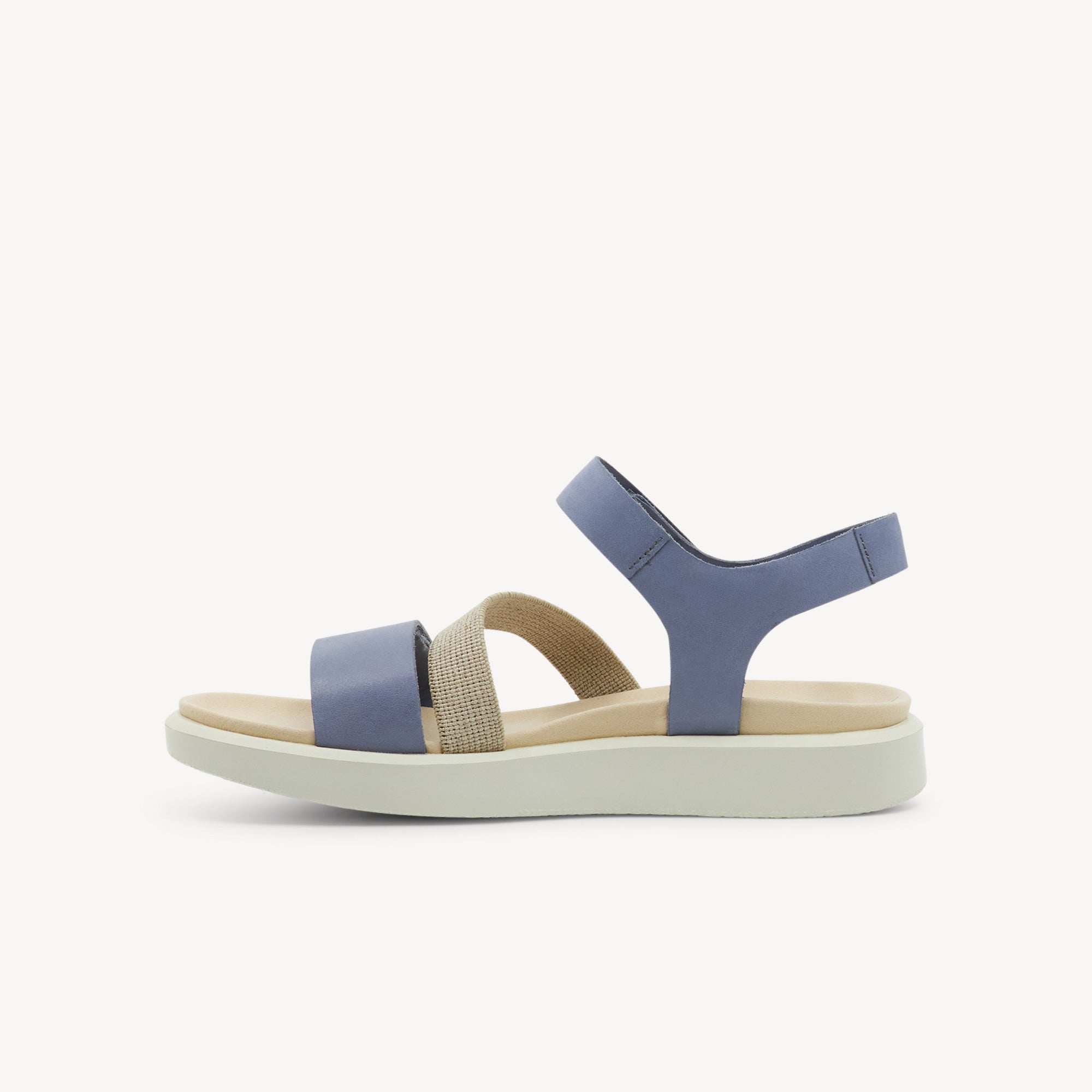 Ecco Flowt Flat Sandal Misty Womens