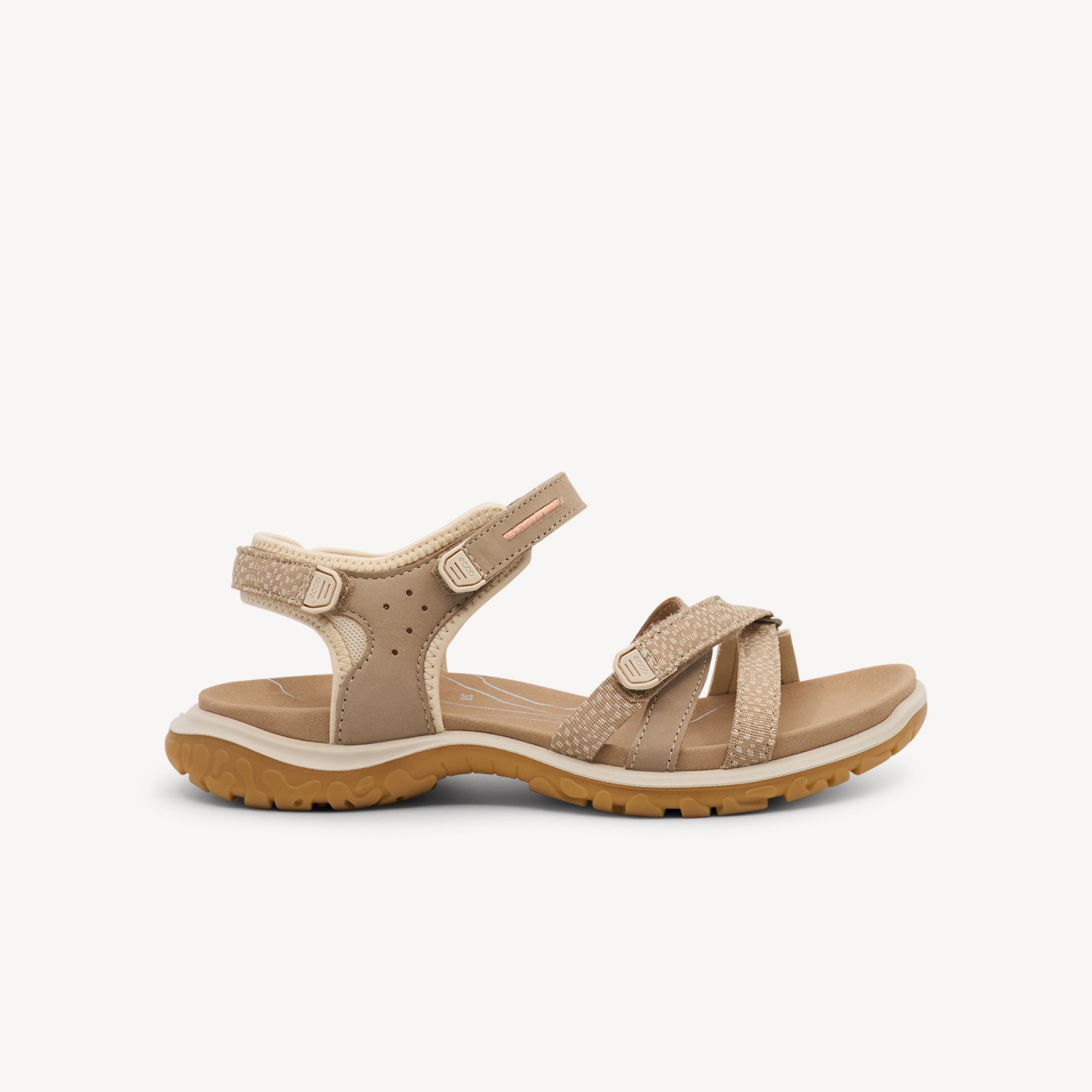 Ecco Offroad Roam Sandal Nude / Limestone Womens