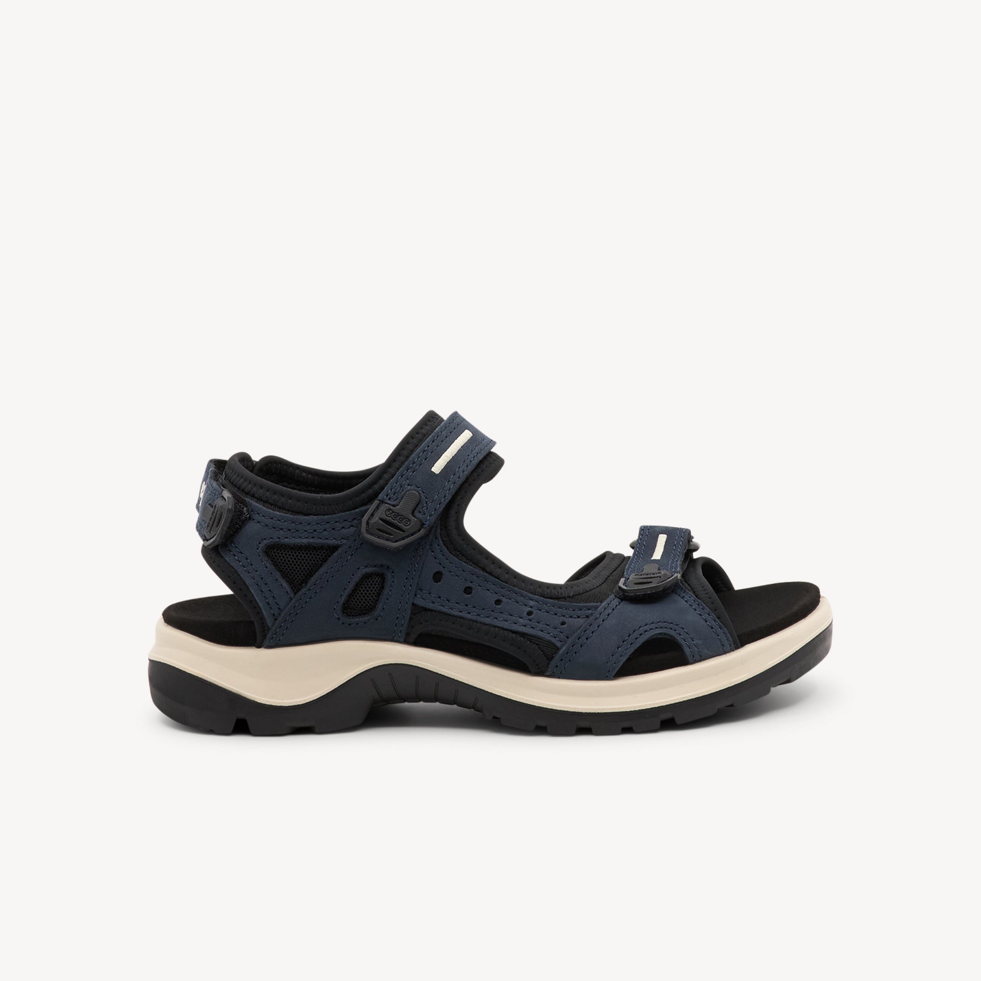 Ecco Offroad Sandal features 3-point adjustability at Profeet Footwear. Durable outdoor sandal with EVA footbed for trail and everyday wear. Shop now.