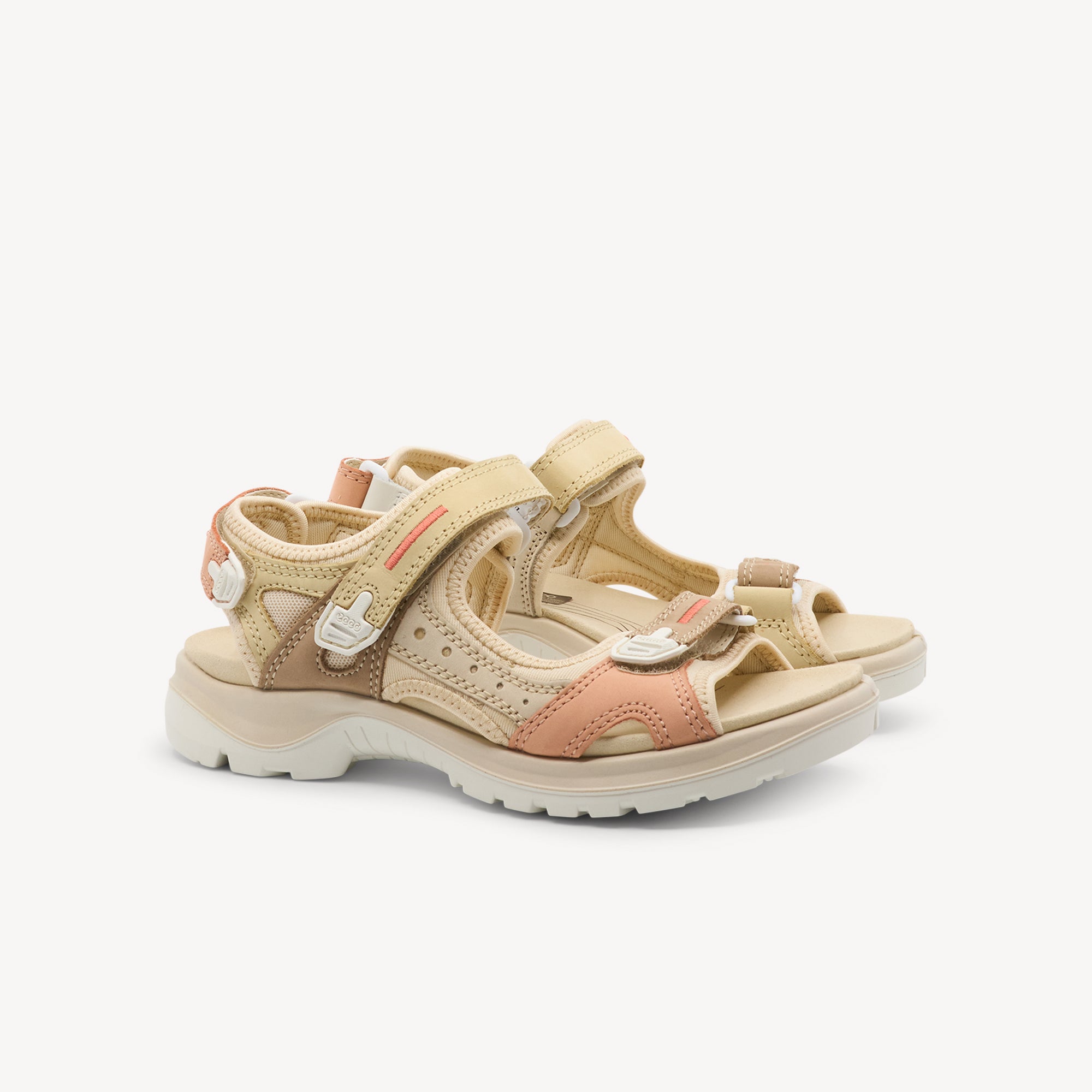 Ecco Offroad Sandal Multicolor Straw Womens