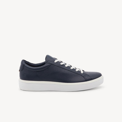 Ecco Soft 60 Marine features premium leather & FLUIDFORM™ comfort at Profeet Footwear. Anniversary edition sneaker for all-day comfort & refined style.