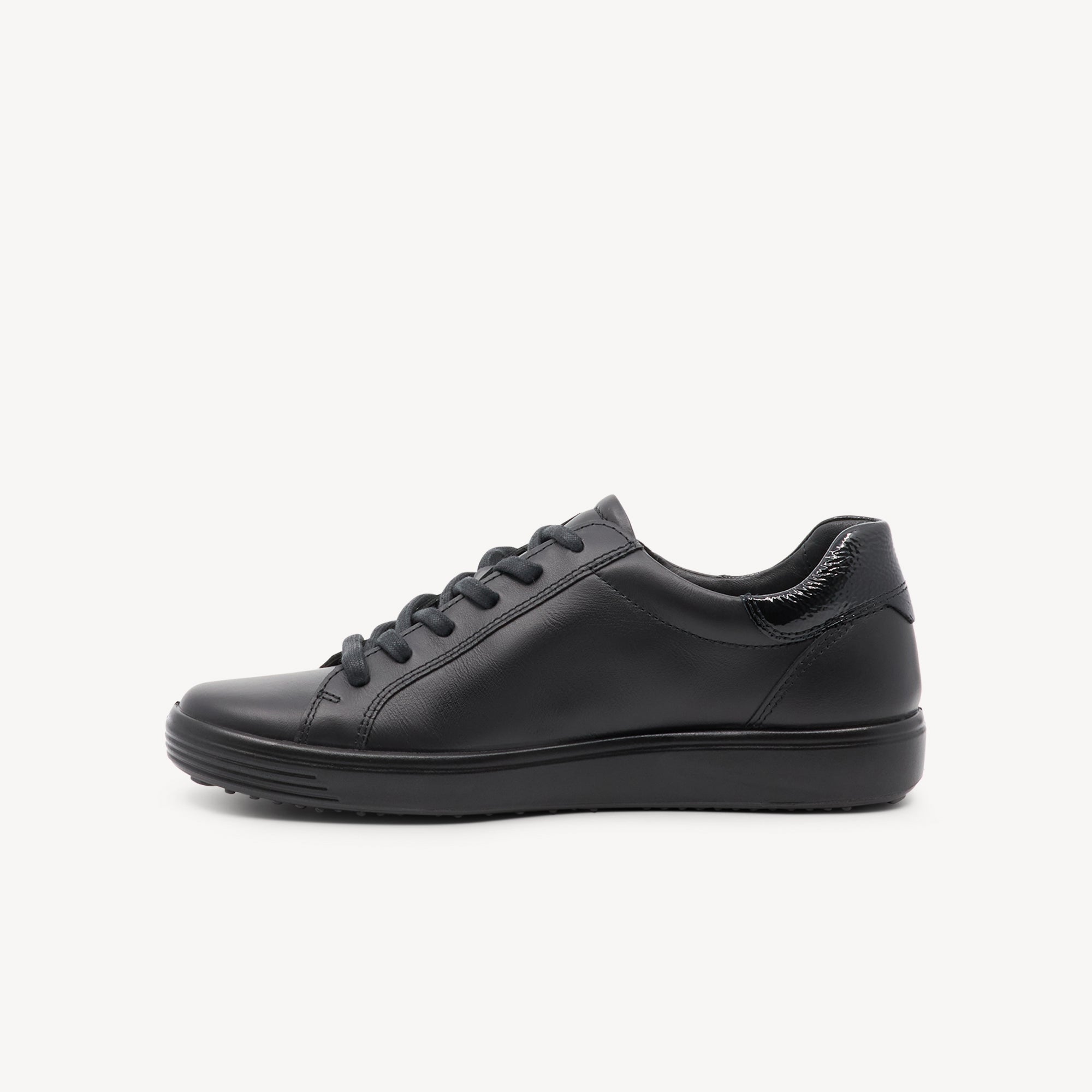 Ecco Soft 7 Side Zip Black Womens