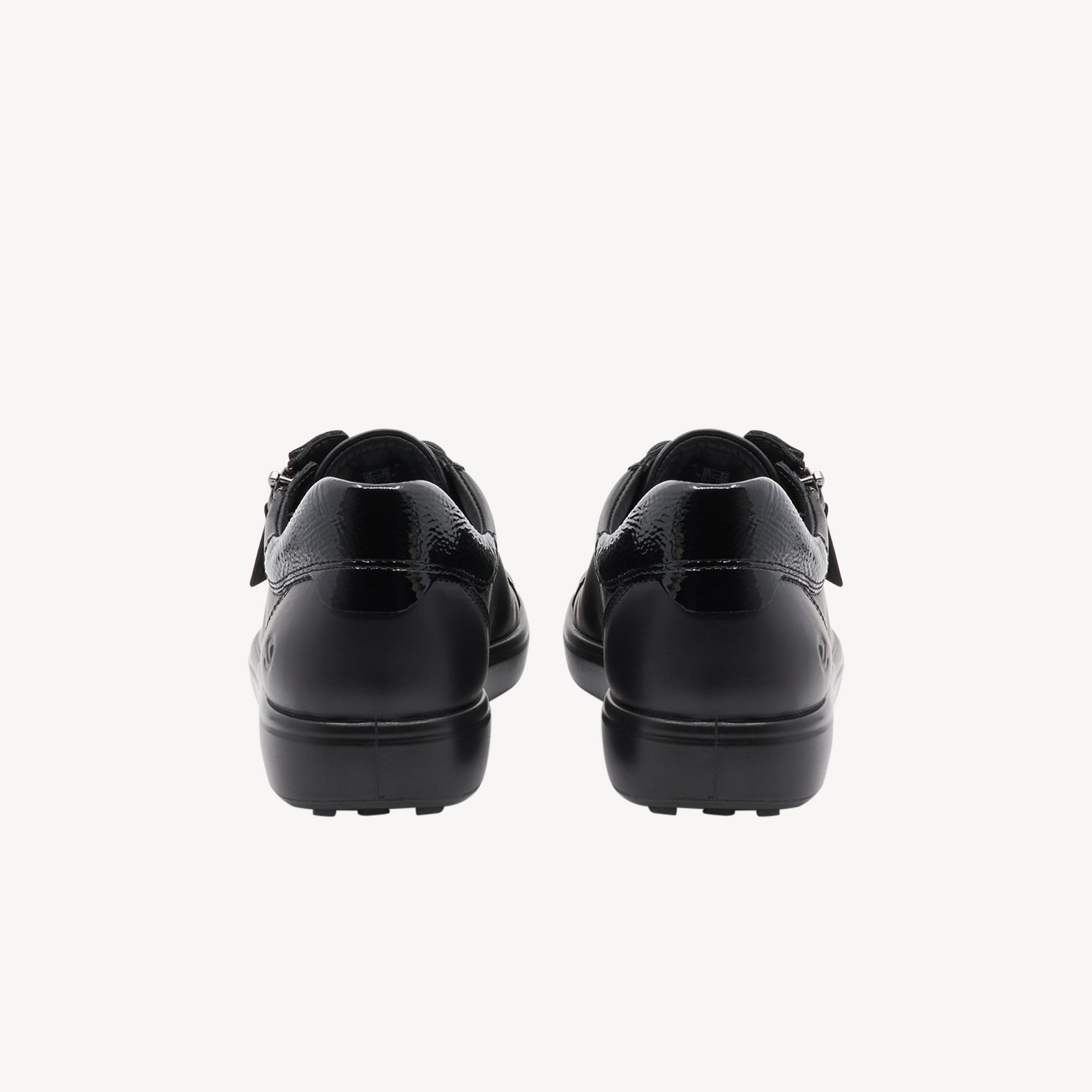Ecco Soft 7 Side Zip Black Womens