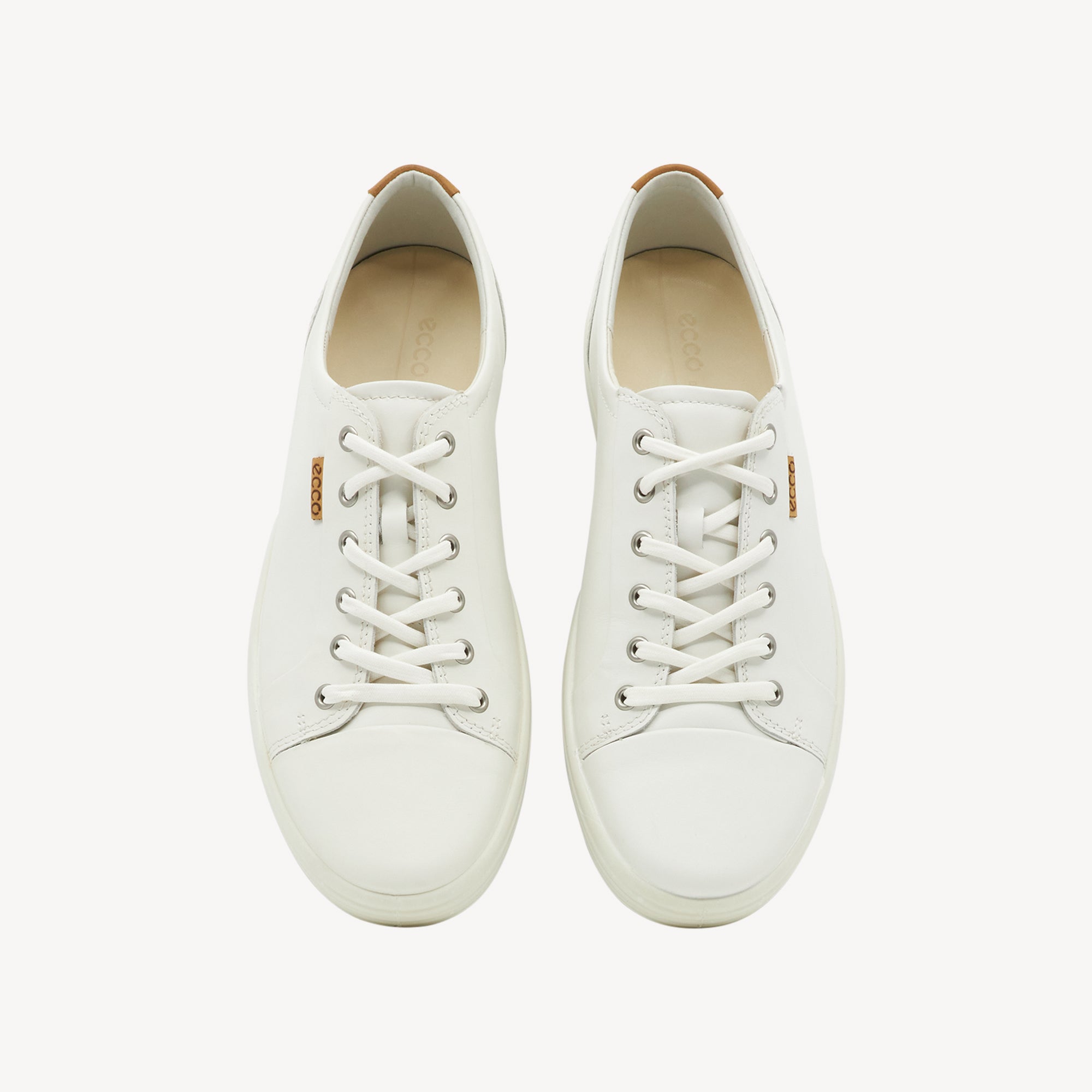 Ecco Soft 7 White Mens