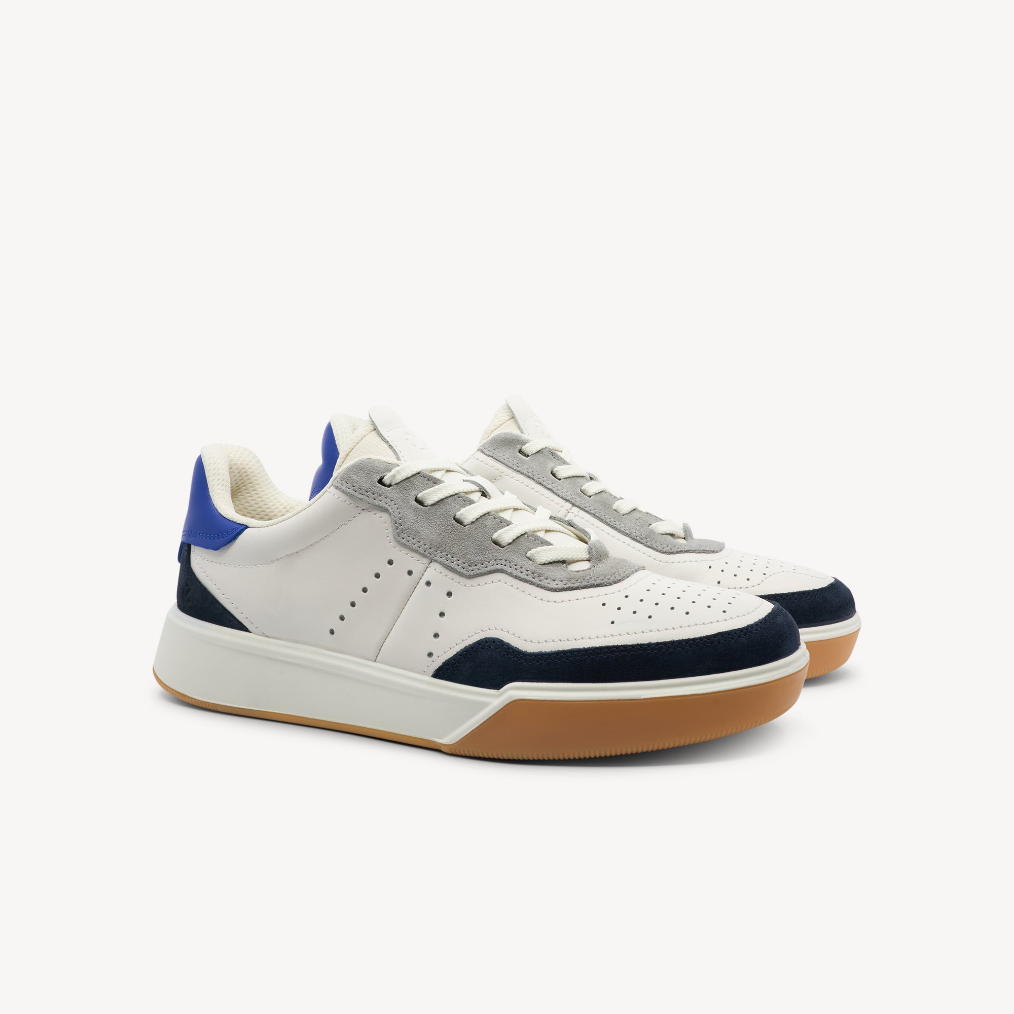 Ecco Street Court Marine / White / Virtual Mens
