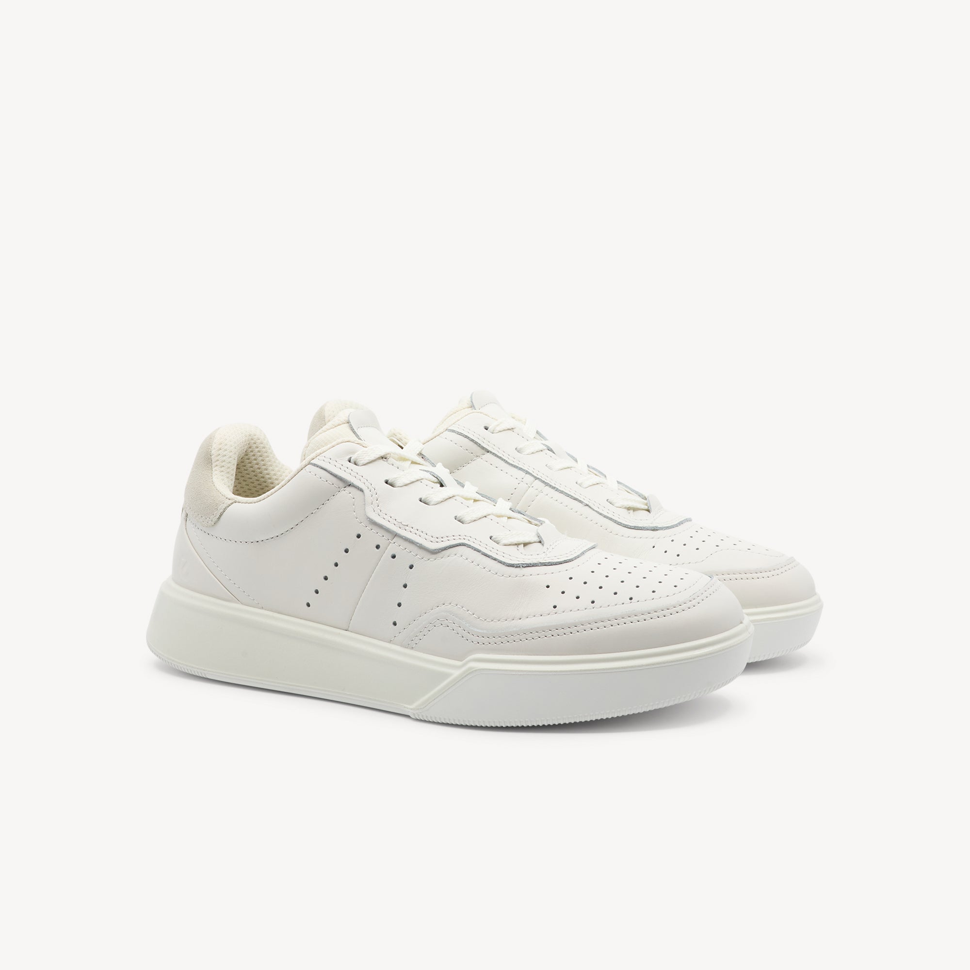 Ecco Street Court White / Shadow White Womens