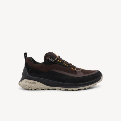ECCO ULT-TRN features waterproof protection and innovative trail performance at Profeet Footwear. Purpose-built hiking shoe. Expert-fitted.