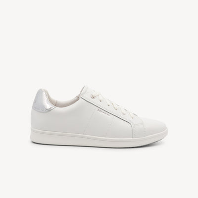 Frankie4 Jackie V features triple-layer support & silver accents at Profeet Footwear. Best-selling sneaker with contemporary styling for everyday comfort.