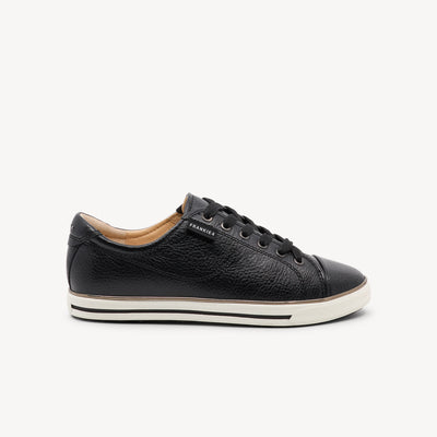 Frankie4 Nat III features triple-layer support & two-tone leather at Profeet Footwear. Slip-on sneaker with podiatrist-designed comfort & elastic gusset.