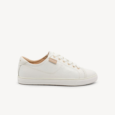 Frankie4 Nat III features triple-layer support & tumbled leather at Profeet Footwear. Slip-on sneaker with podiatrist-designed comfort & elastic gusset.