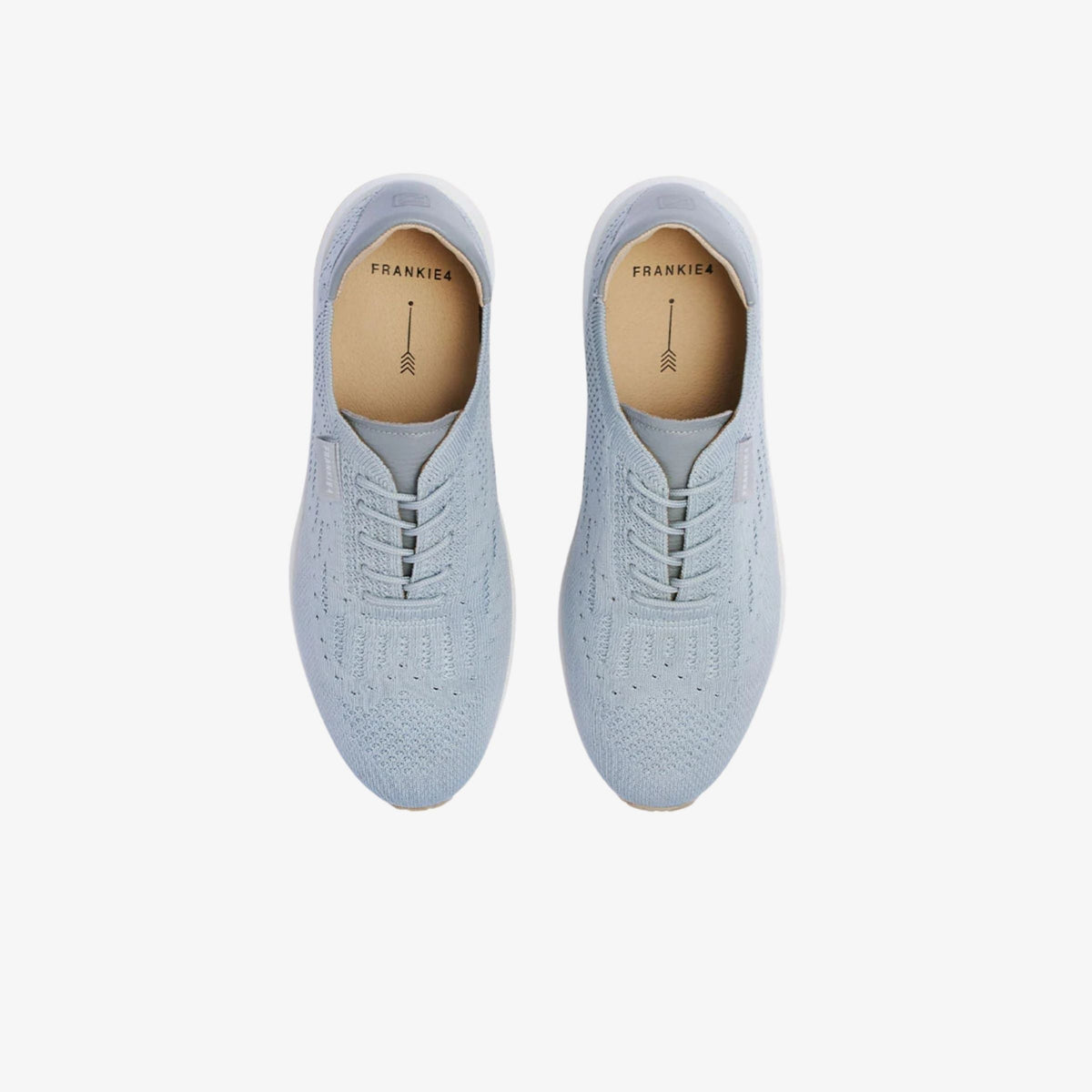 Frankie4 Dimity II Bluish Knit, top view