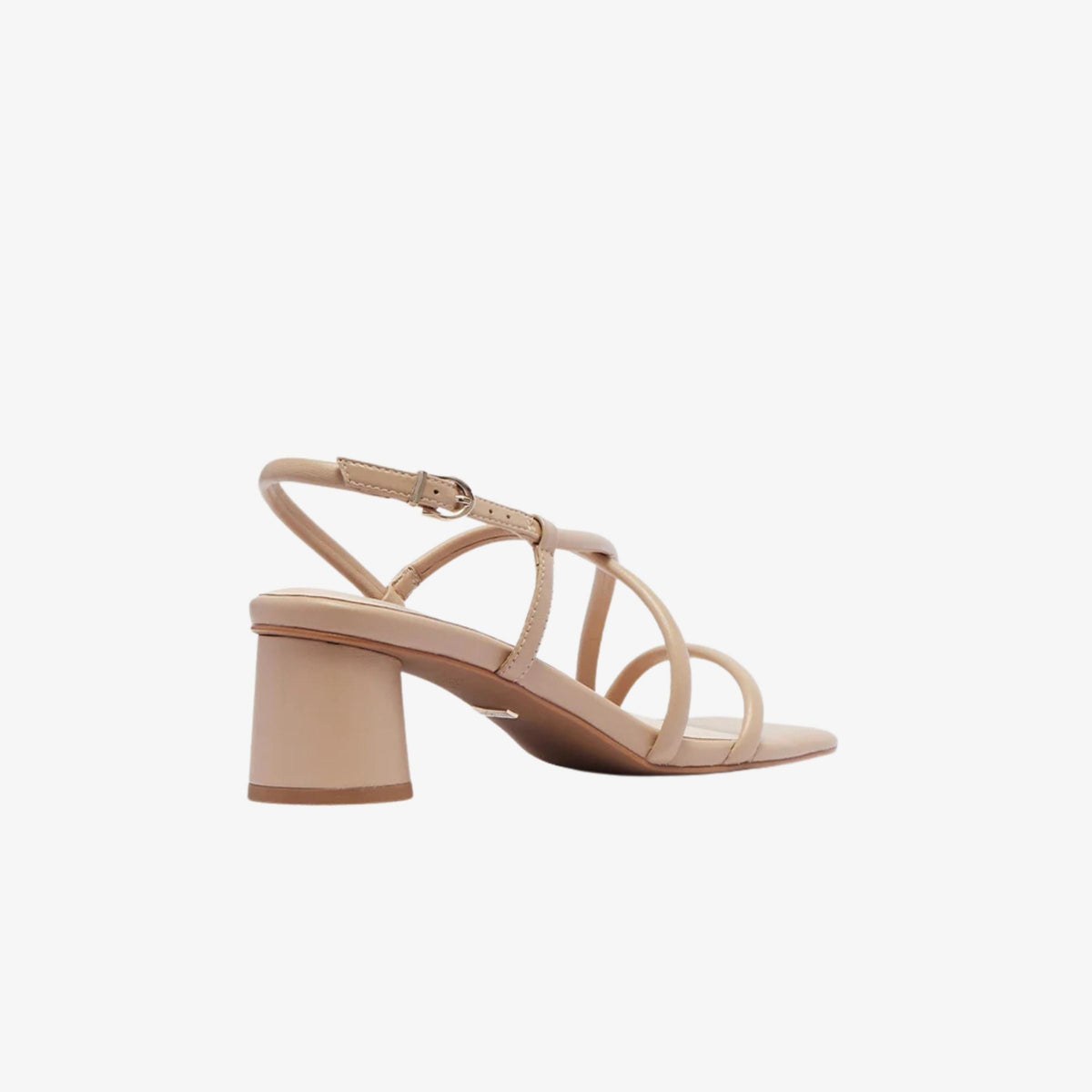Frankie4 Lottie Sand women’s leather heel, back view