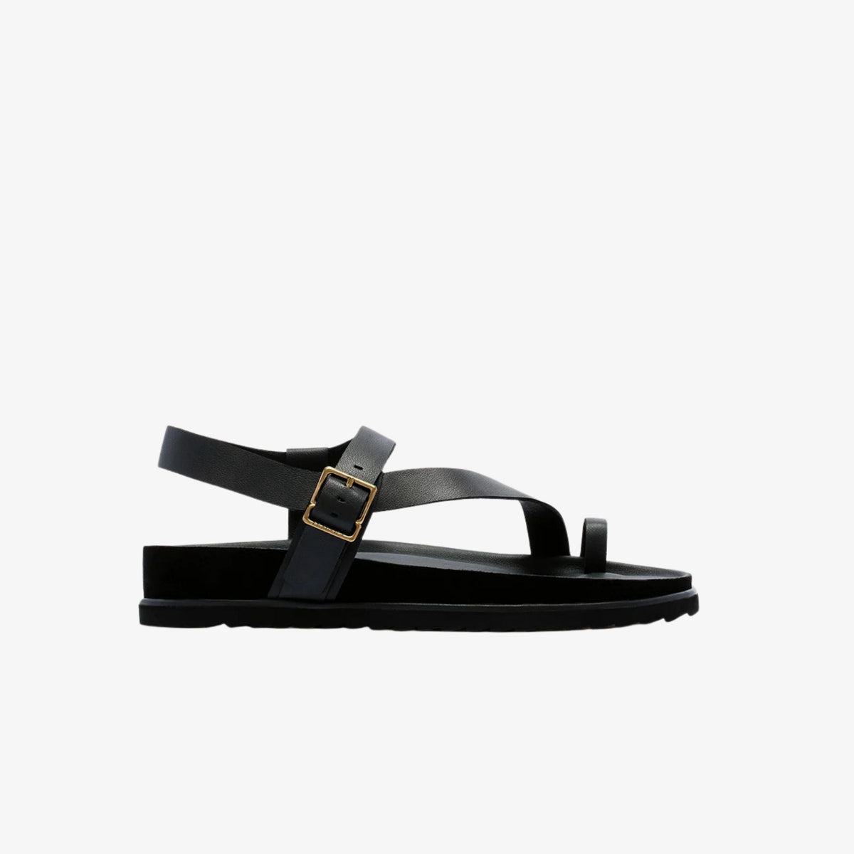 Frankie4 Ren Black women’s leather sandal, hero view