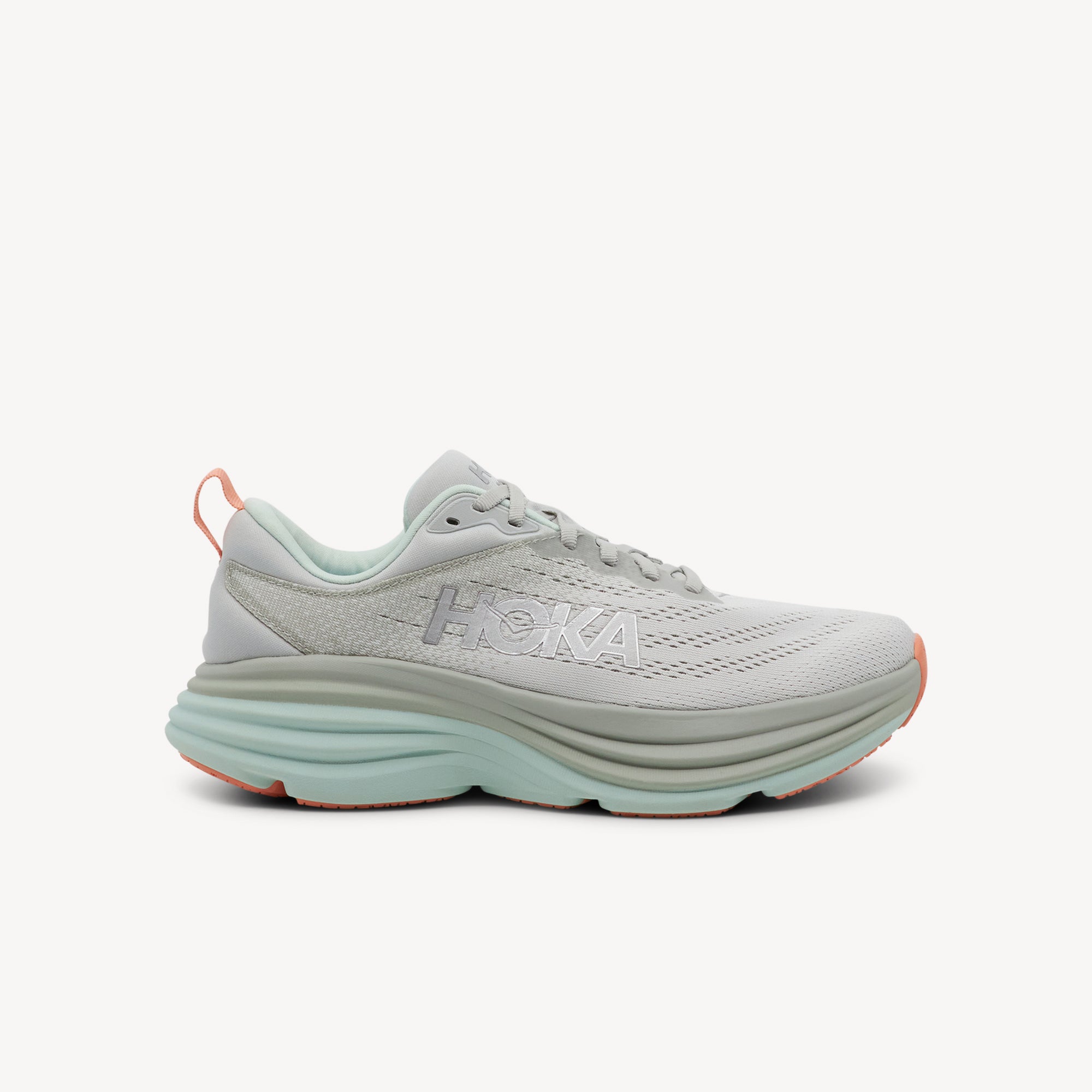 Hoka Bondi 8 Stardust / Aqua Breeze Womens