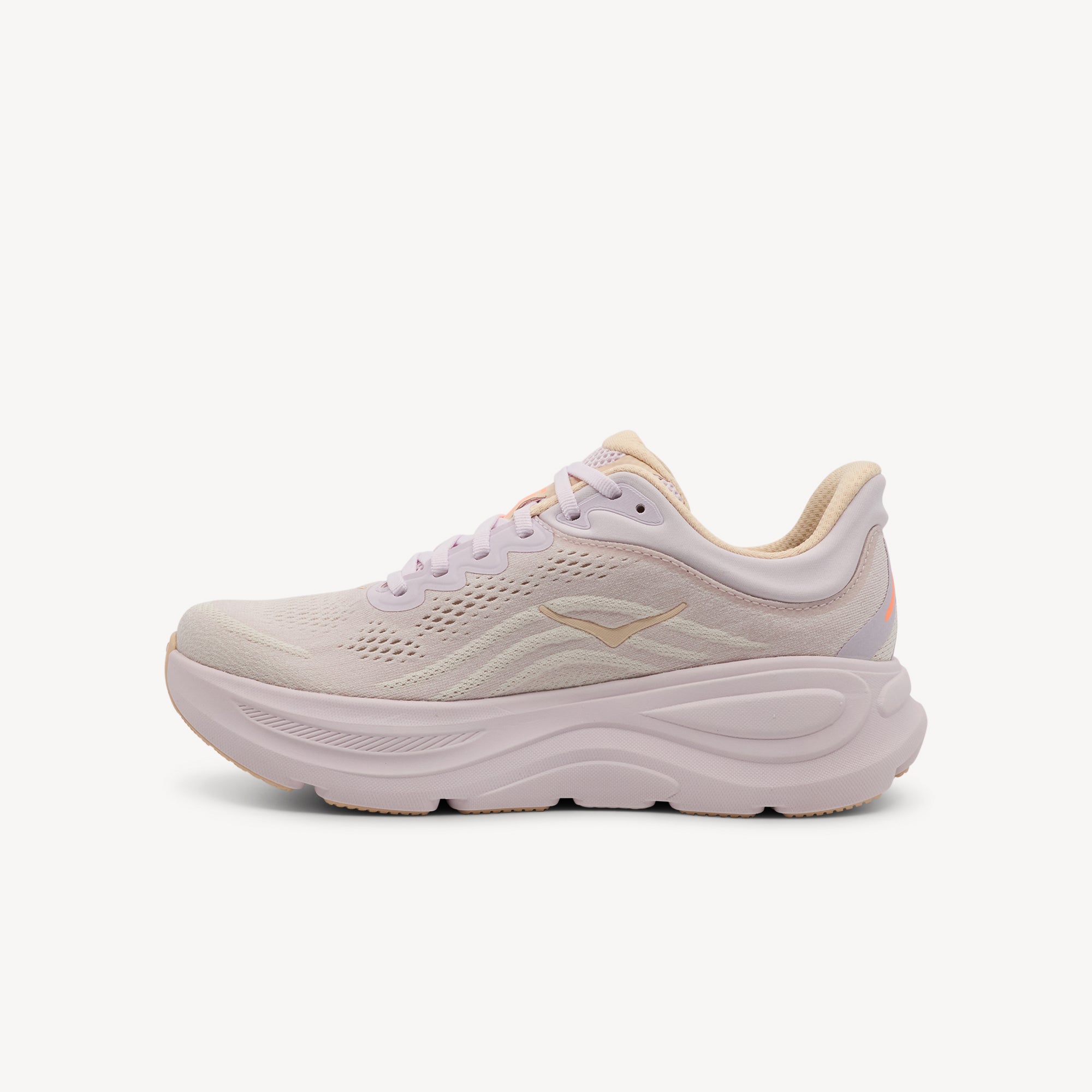 Hoka Bondi 9 Lilac Cream / Tangerine Glow Womens