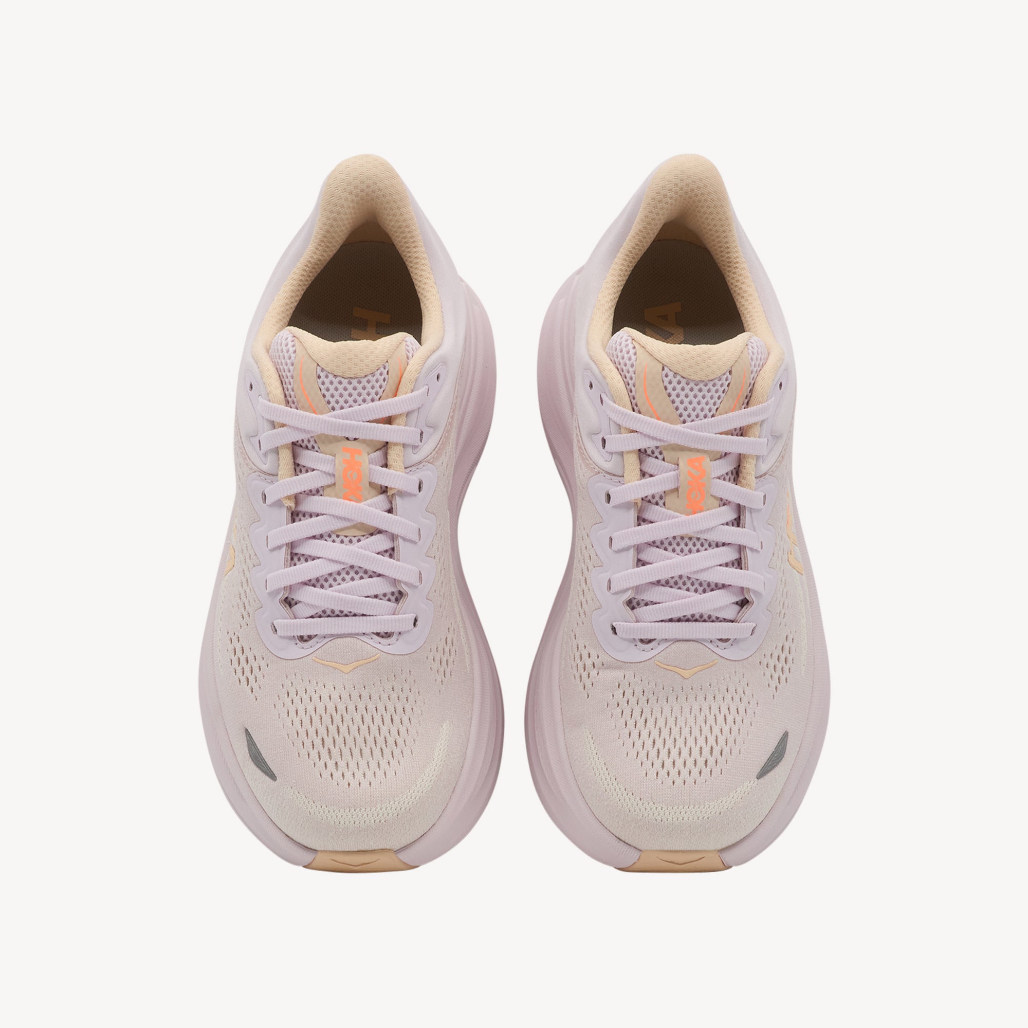 Hoka Bondi 9 Lilac Cream / Tangerine Glow Womens