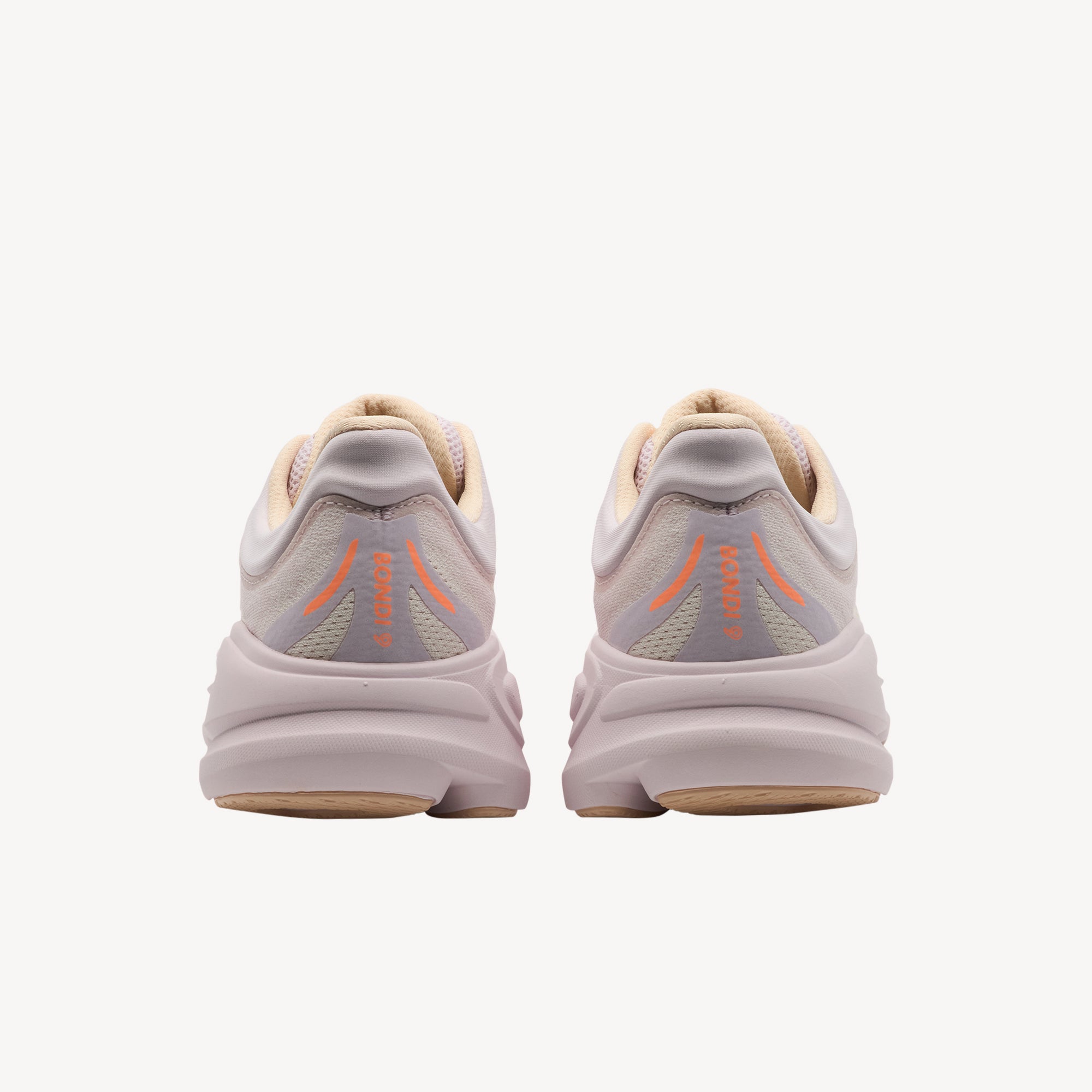 Hoka Bondi 9 Lilac Cream / Tangerine Glow Womens