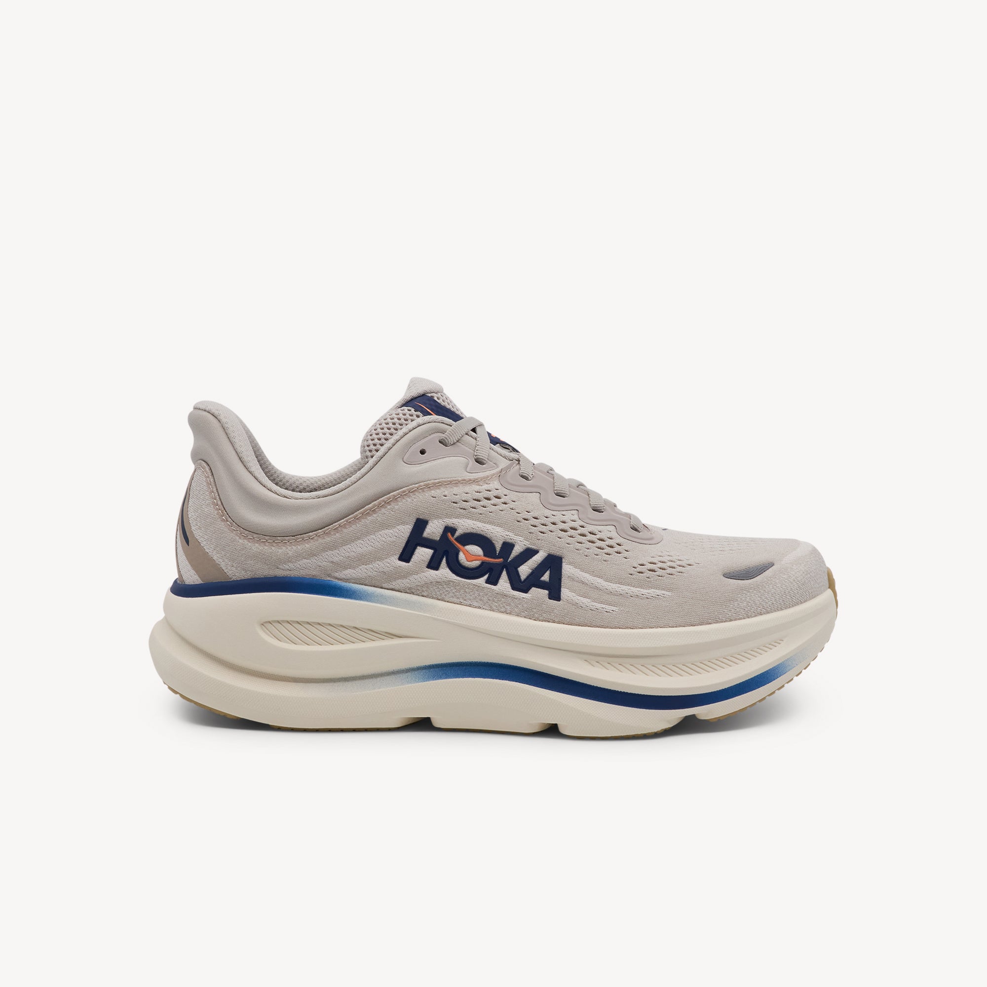 HOKA BONDI 9 features ultimate plush cushioning and smooth comfort at Profeet Footwear. Purpose-built running shoe for men. Expert-fitted.