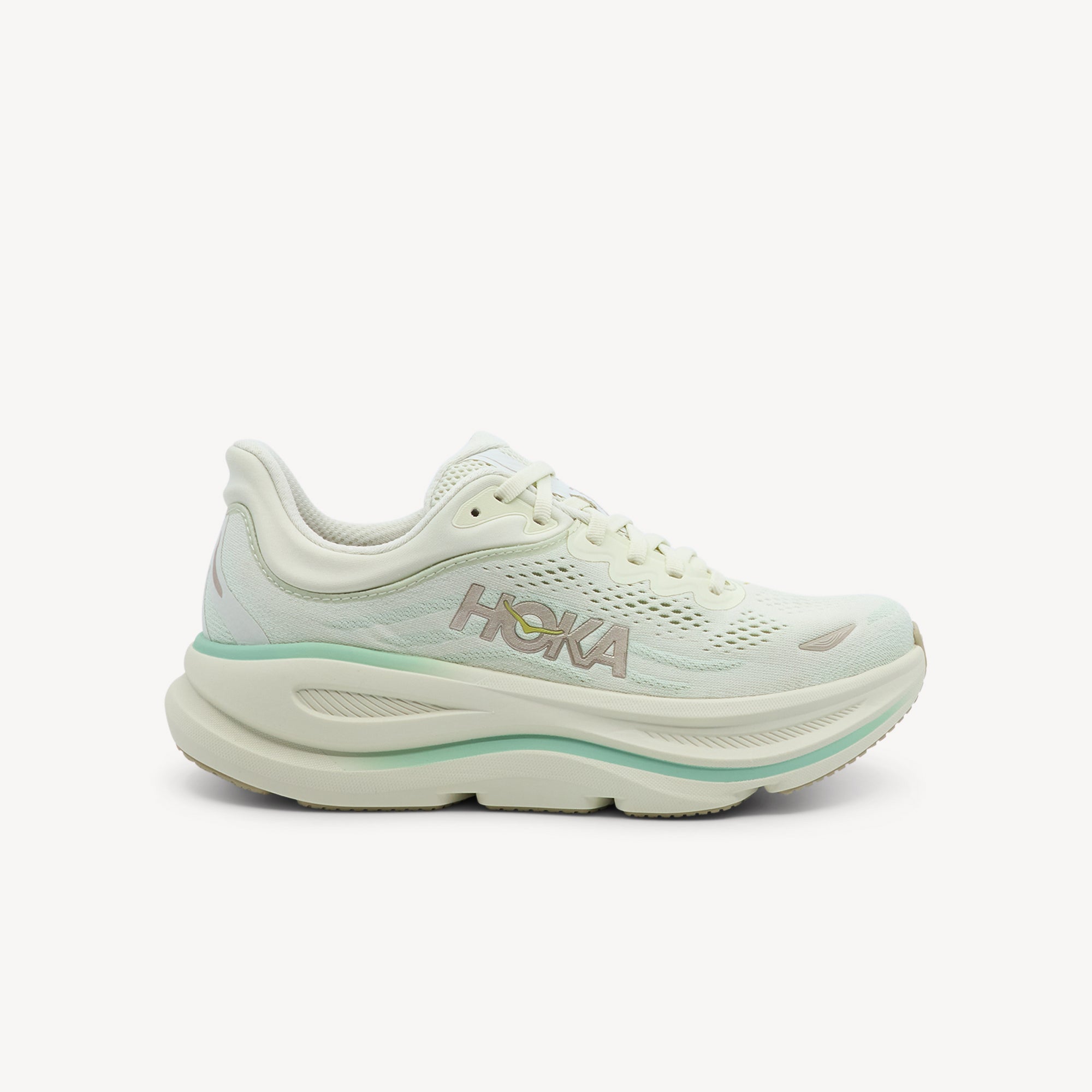 Hoka Bondi 9 Truffle Salt / Sea Glass Womens