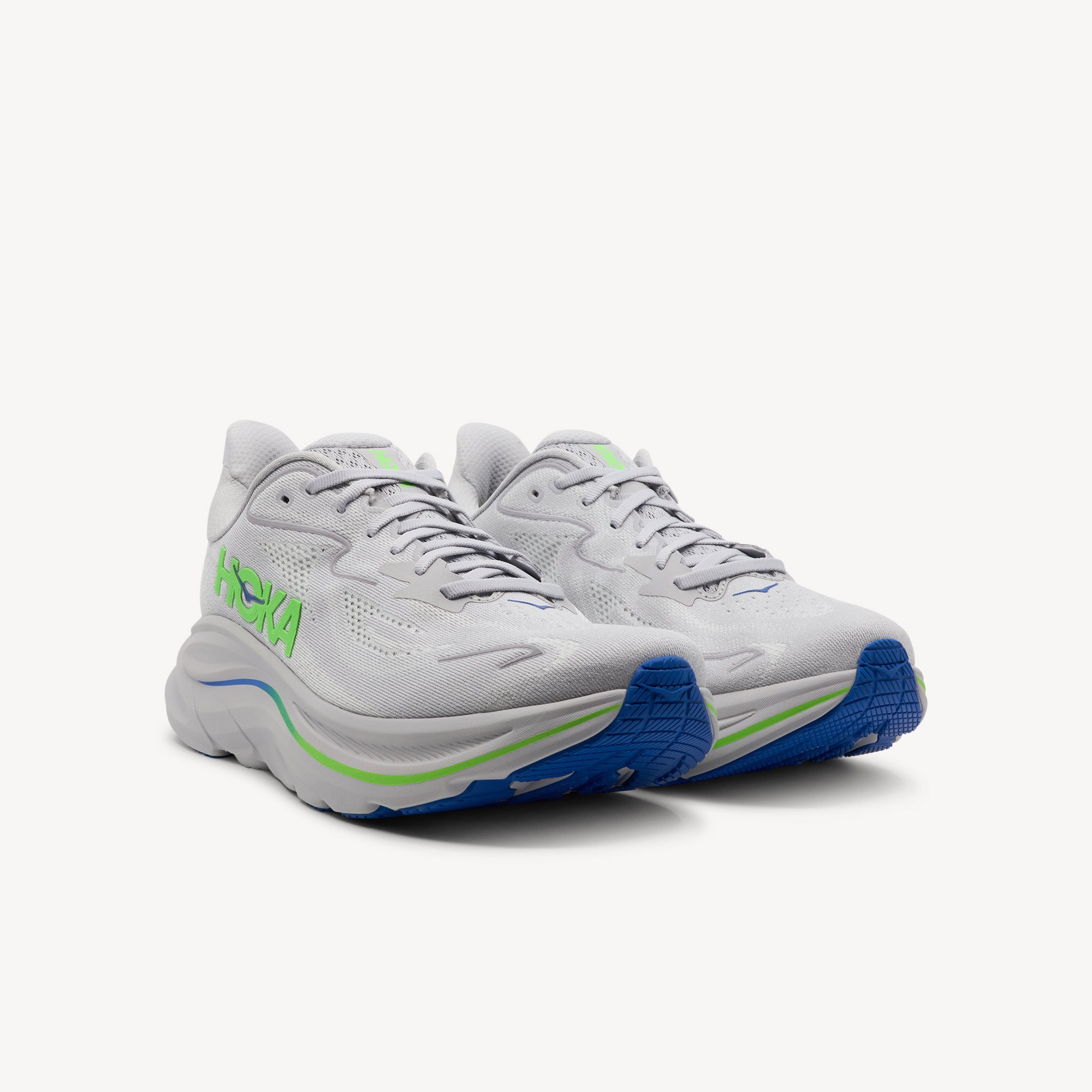 Side view of HOKA CLIFTON 10 features balanced cushioning and lightweight comfort at Profeet Footwear. Purpose-built running shoe for men. Expert-fitted.