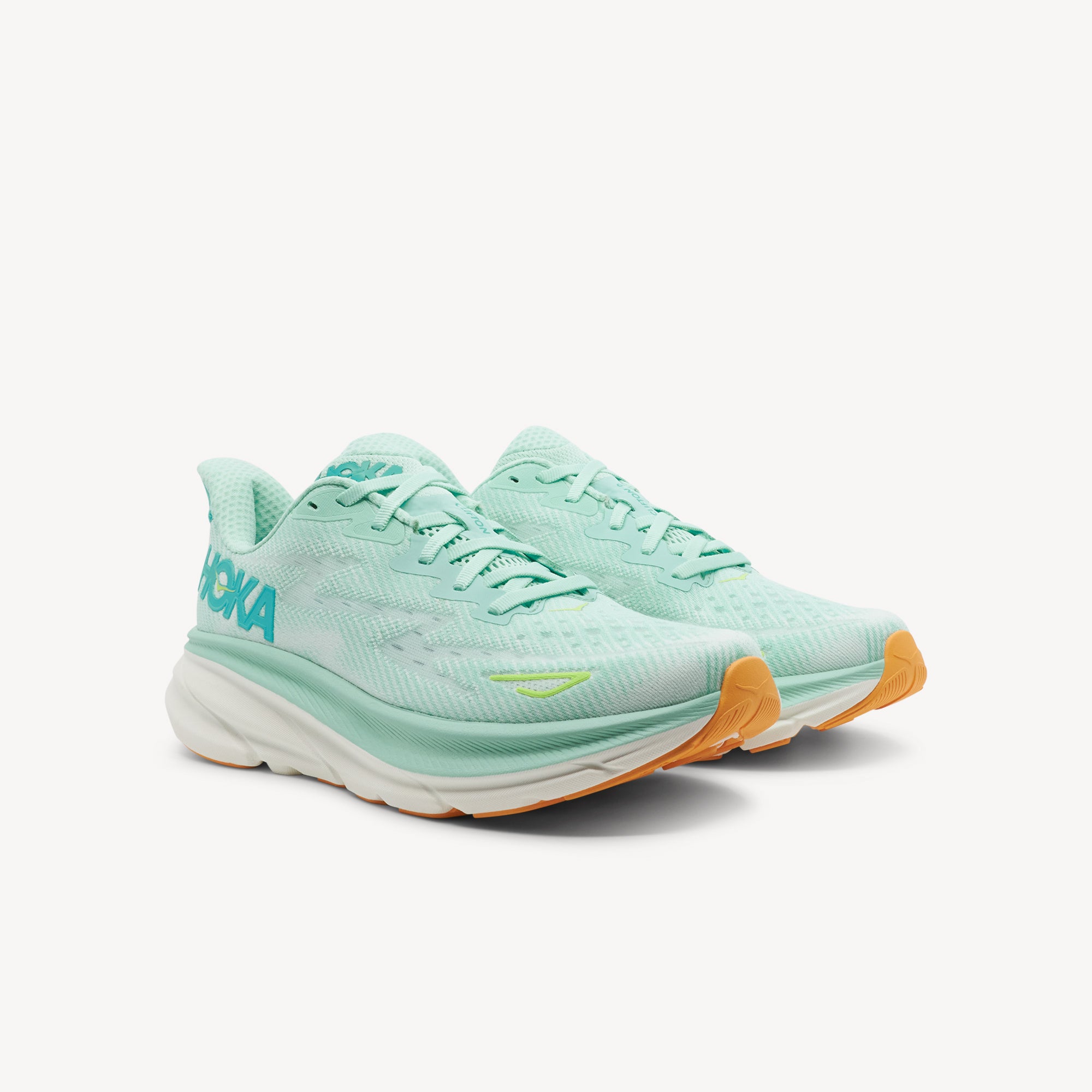 Hoka Clifton 9 Seafoam / Aqua Breeze Womens