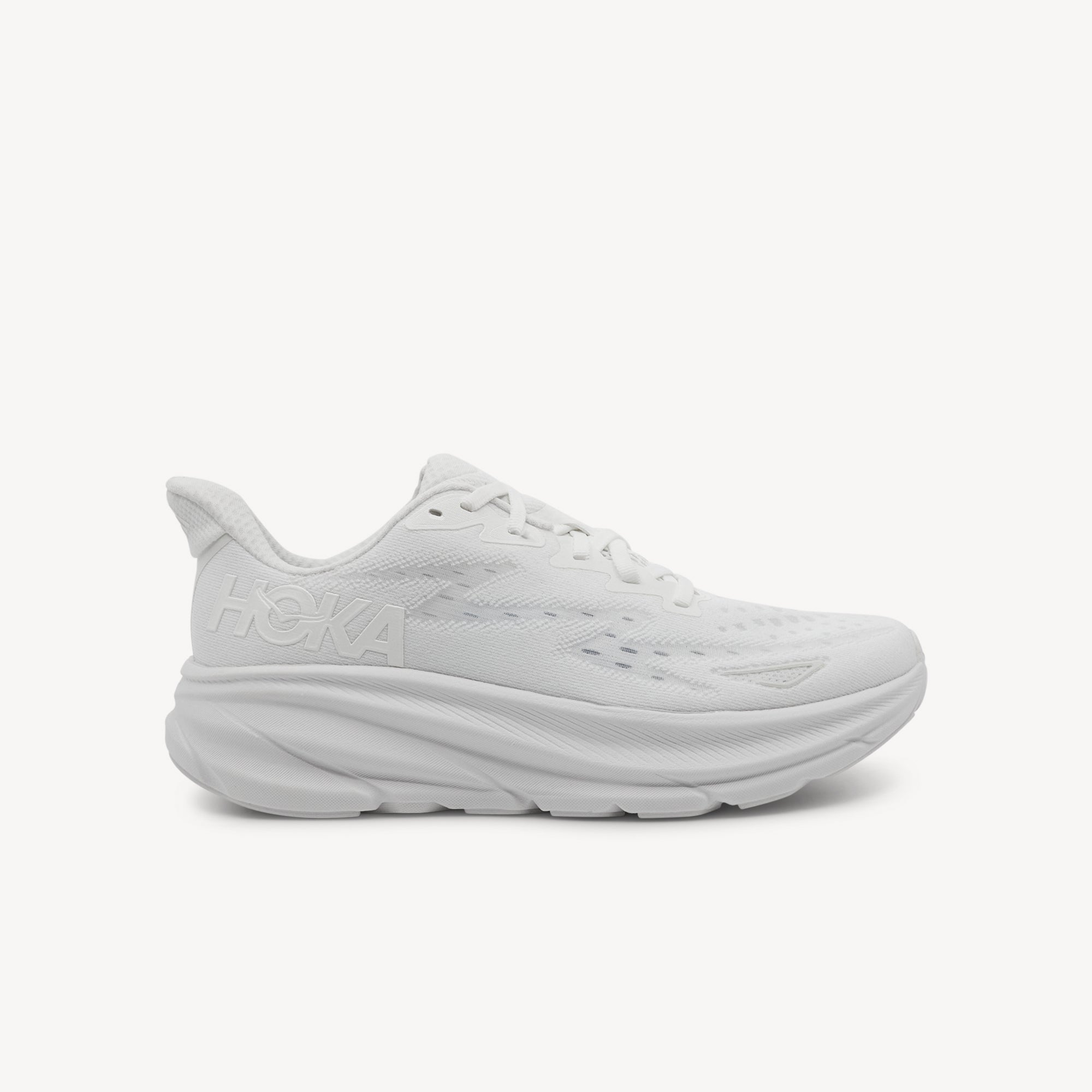 Hoka Clifton 9 White / White Womens