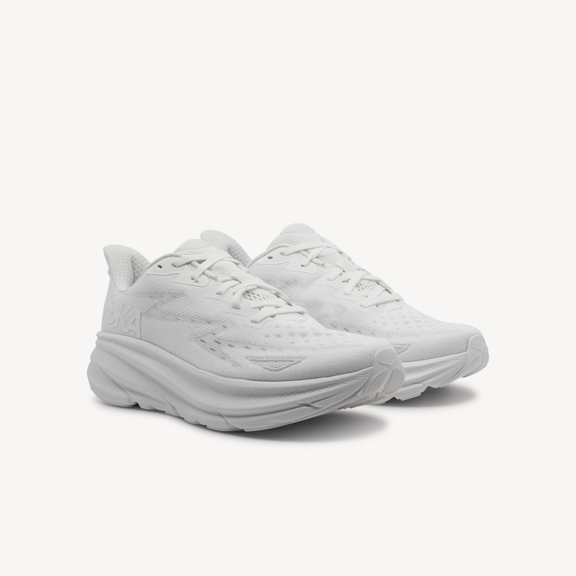 Hoka Clifton 9 White / White Womens