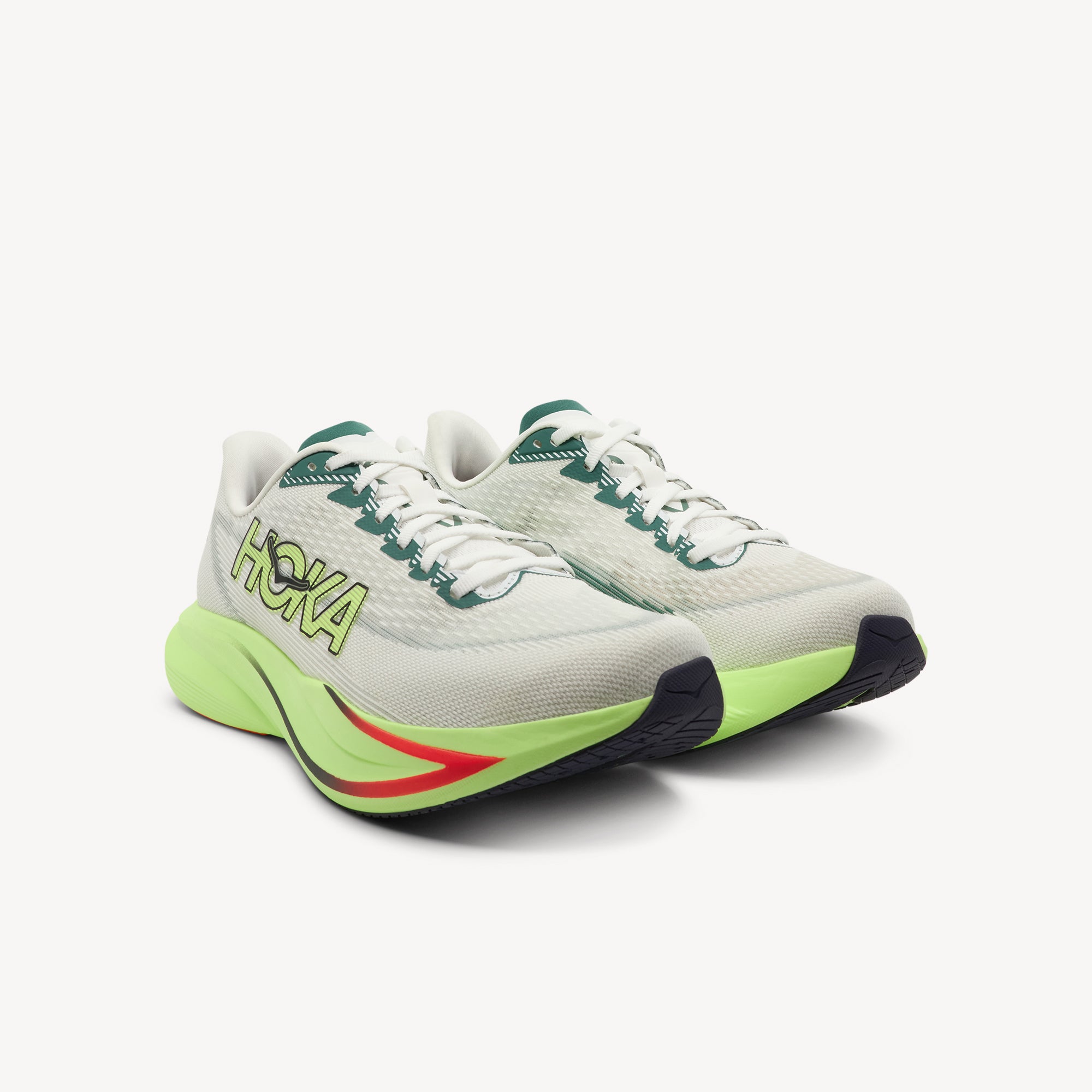 Side view of HOKA MACH 7 features snappy responsive ride and lightweight performance at Profeet Footwear. Purpose-built daily trainer for men. Expert-fitted.