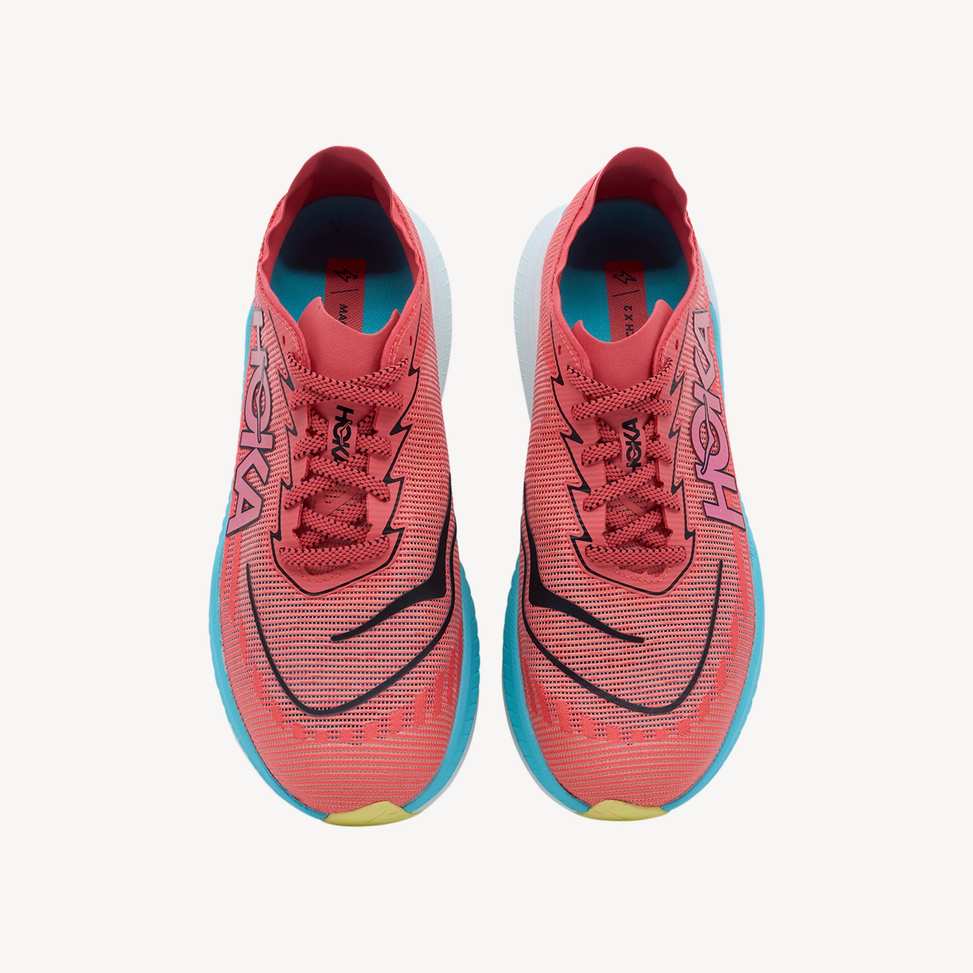 Hoka Mach x 2 Grapefruit / Electric Coral Mens